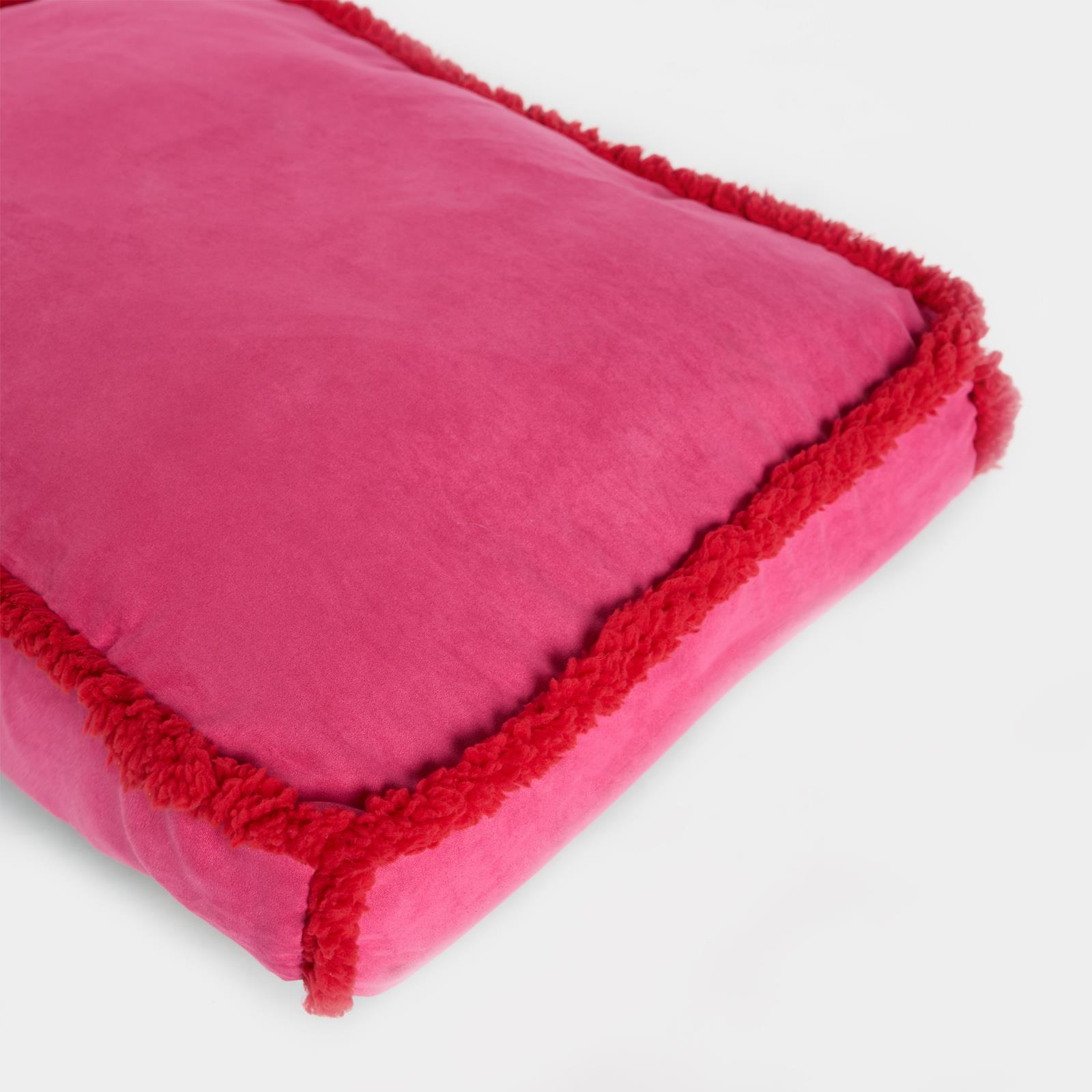 Sherpa Bind Pet Bed Dog Puppy Comfy Mat Cushion Washable Fleece Soft Plush Warm