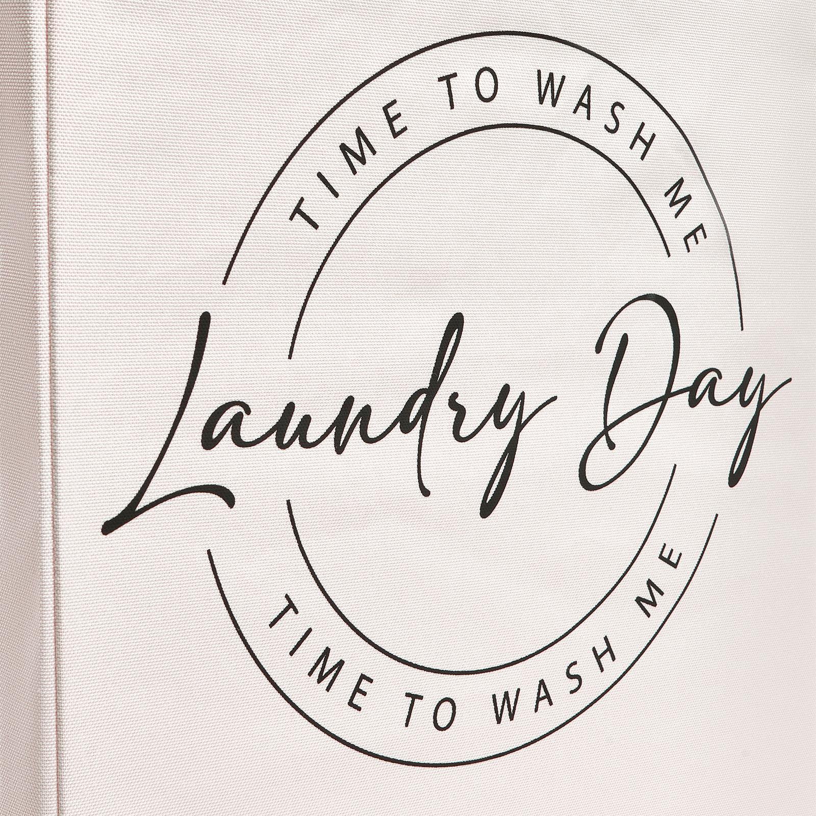 OHS Slogan Laundry Bag Foldable Hamper Basket Washing Bin Clothes Storage