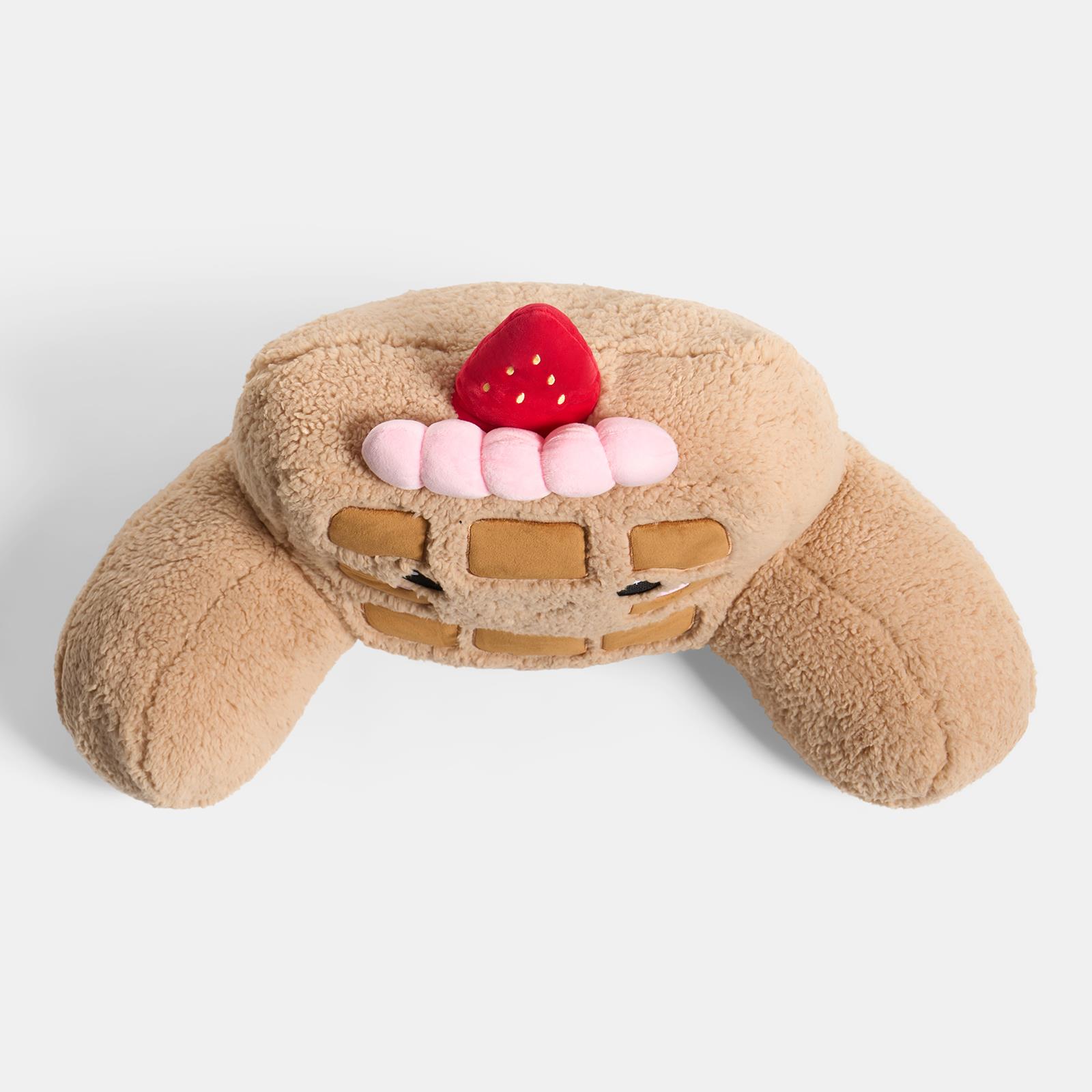 OHS Character Cuddle Cushion Soft Fleece Reading Pillow with Arms Bed Chair