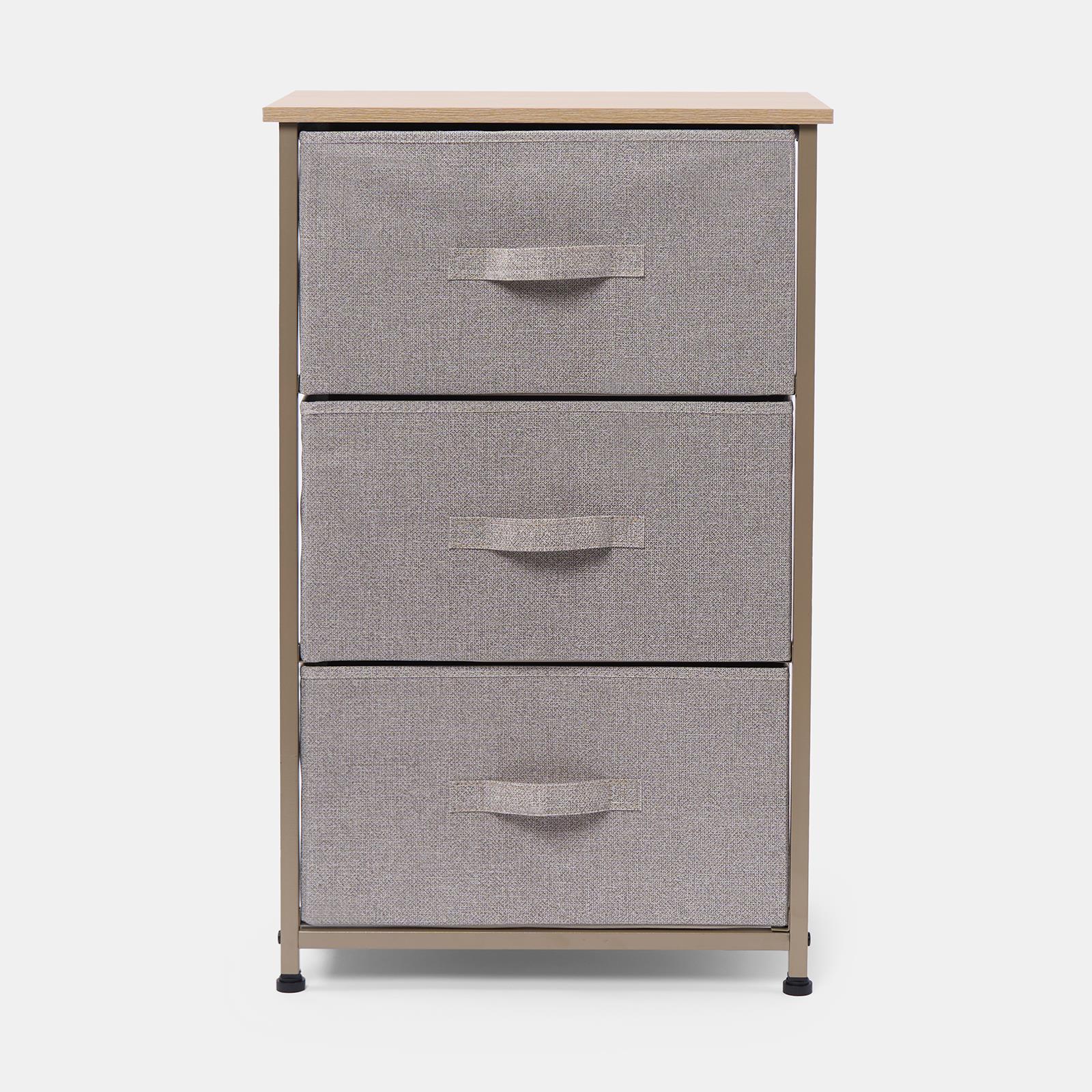 Fabric Cabinet Bedside 2/3/4 Drawers Storage Unit Clothes Shoes Home Organiser - Picture 38 of 94