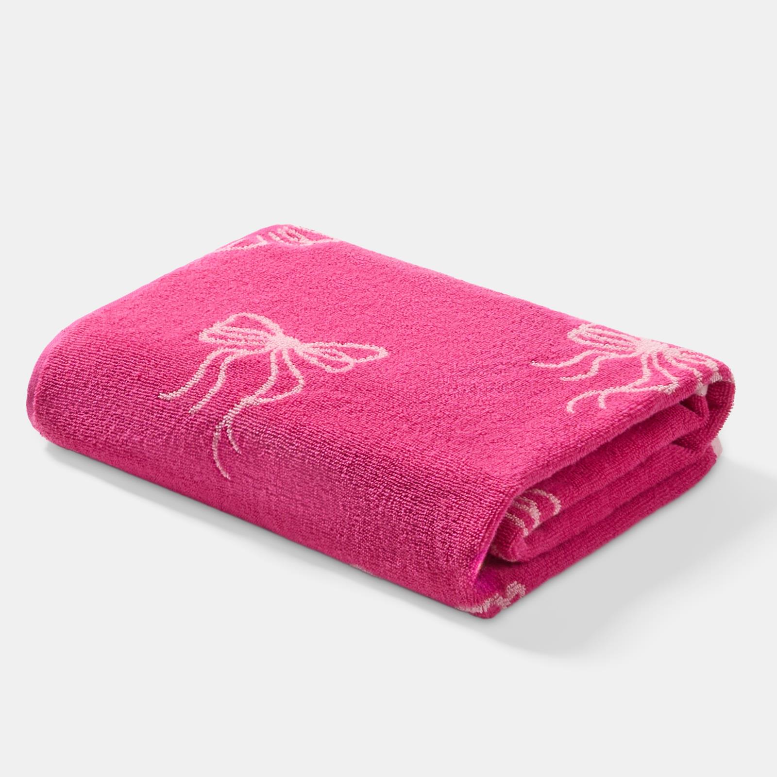OHS Bows Towels 100% Premium Cotton Highly Absorbent Hand Bath Towel Sheet
