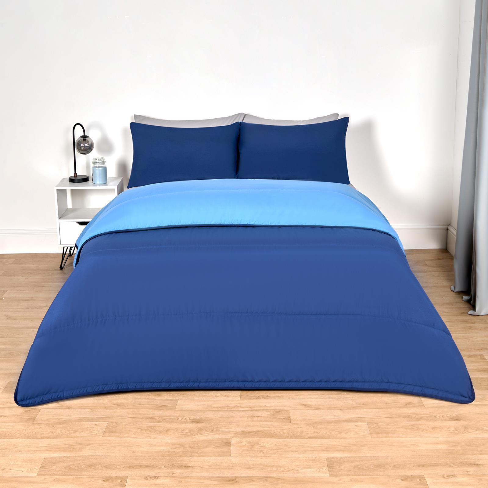 OHS Coverless 10.5 TOG Soft Duvet Pillowcase Quilted Bedding Set Single Double - Picture 77 of 107