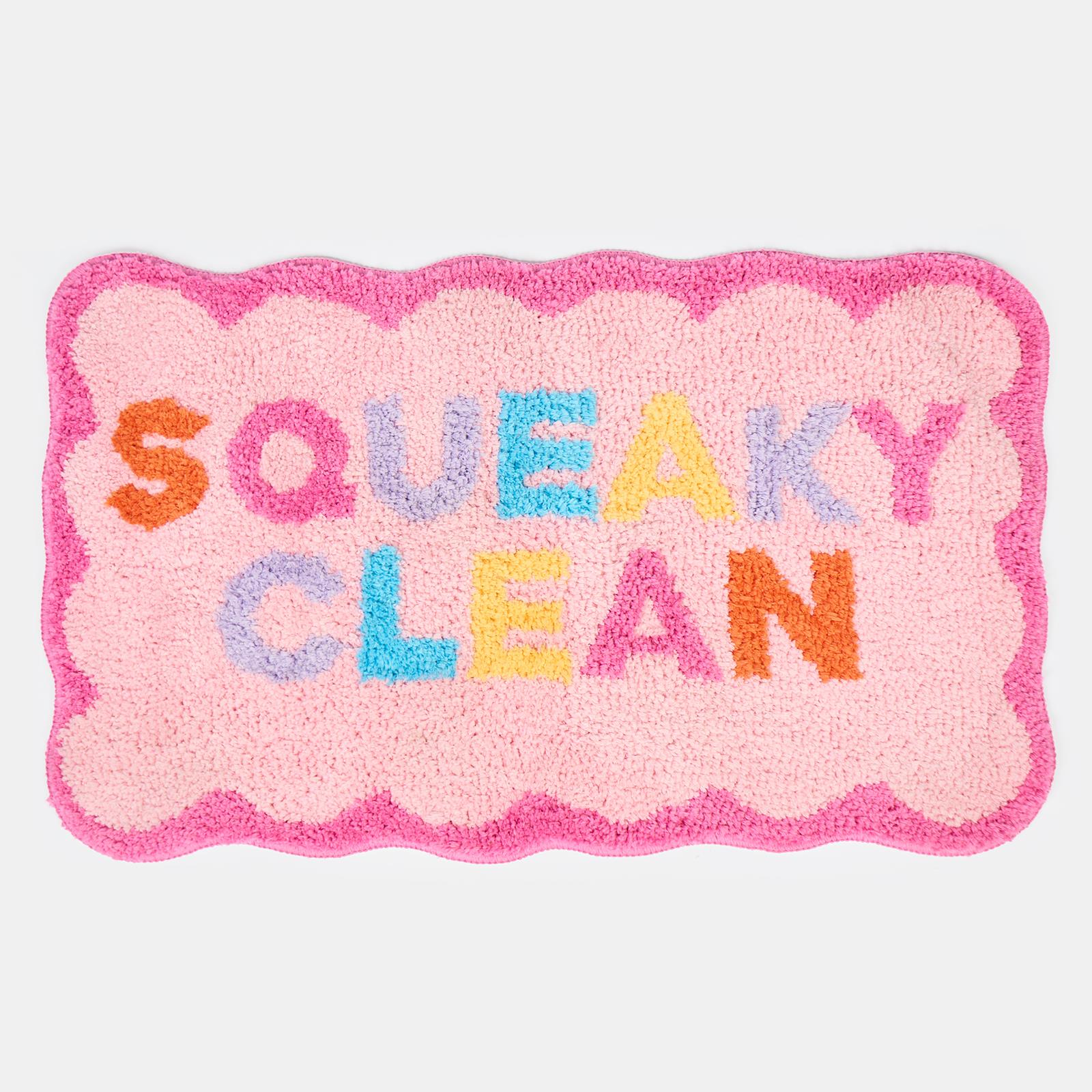 Bath Mat Non Slip Rug Shower Textured Shaggy Absorbent Bathroom Squeaky Clean