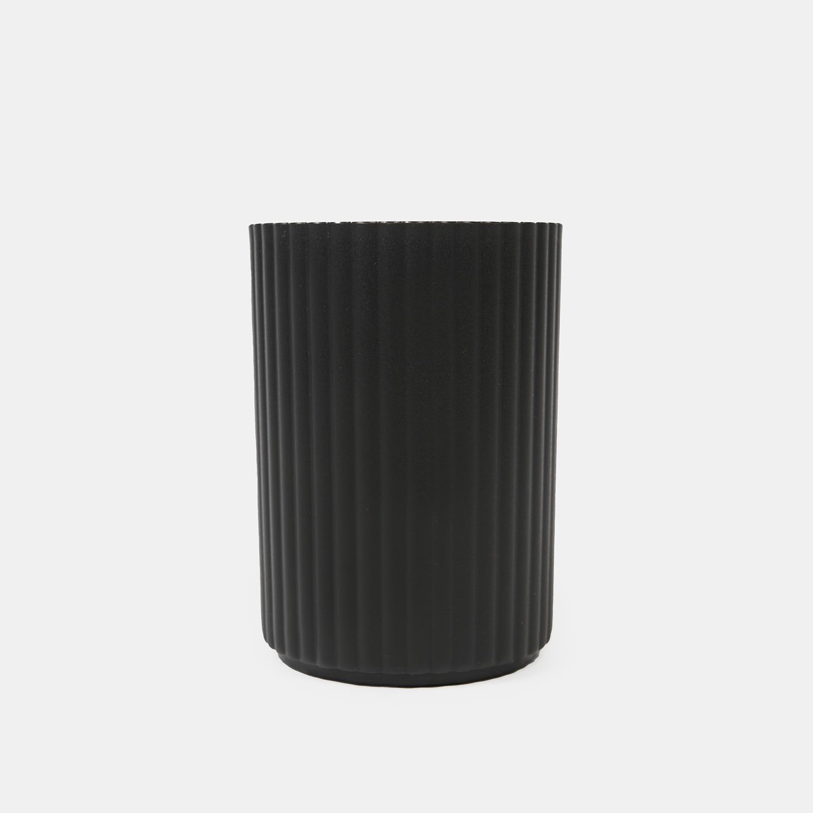 Bathroom Accessories 4 Piece Set Ribbed Soap Dispenser Holder Tumbler Toothbrush - Picture 5 of 20