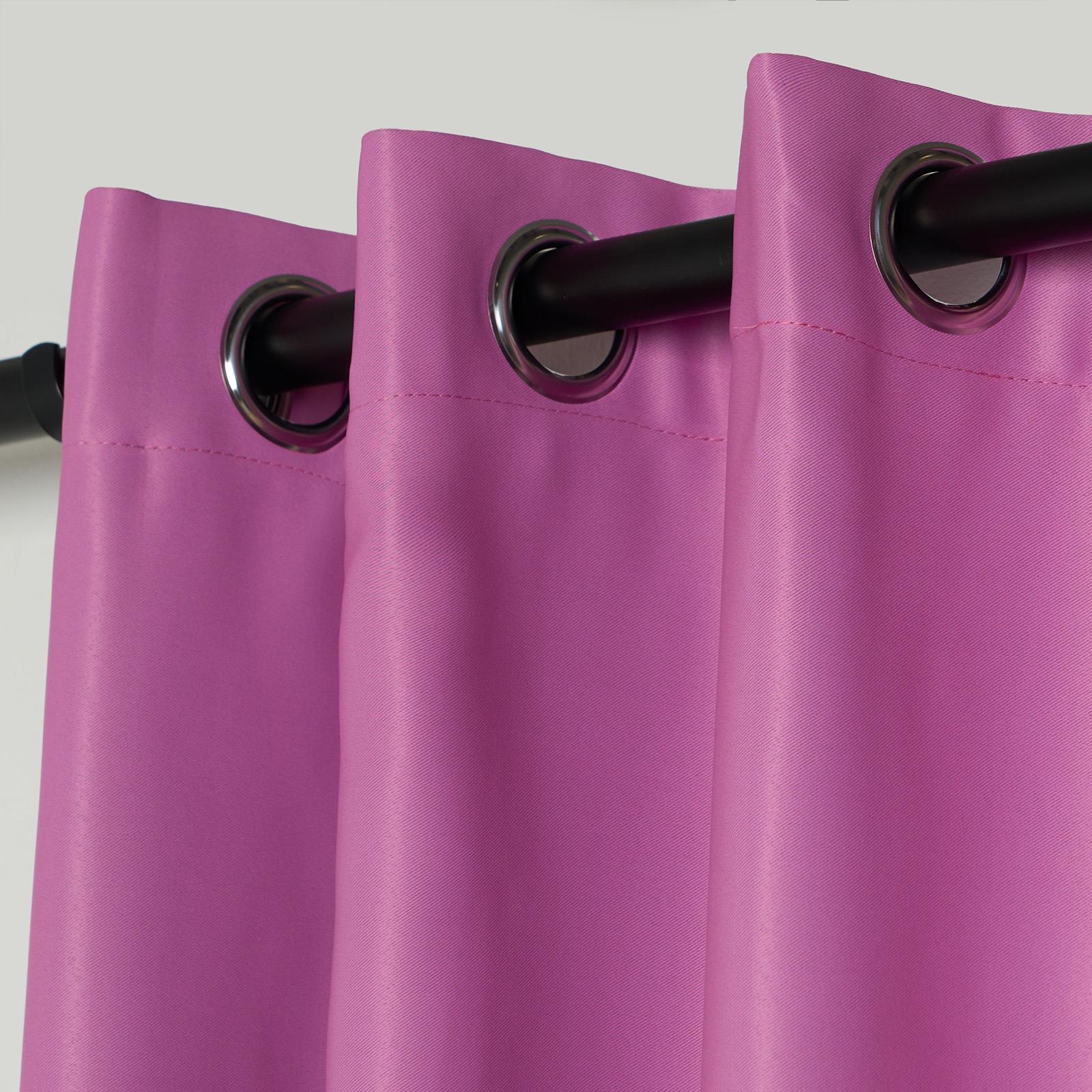 Ombre Eyelet Blackout Kids Curtains Pair of Ring Top Rainbow Ready Made Panels