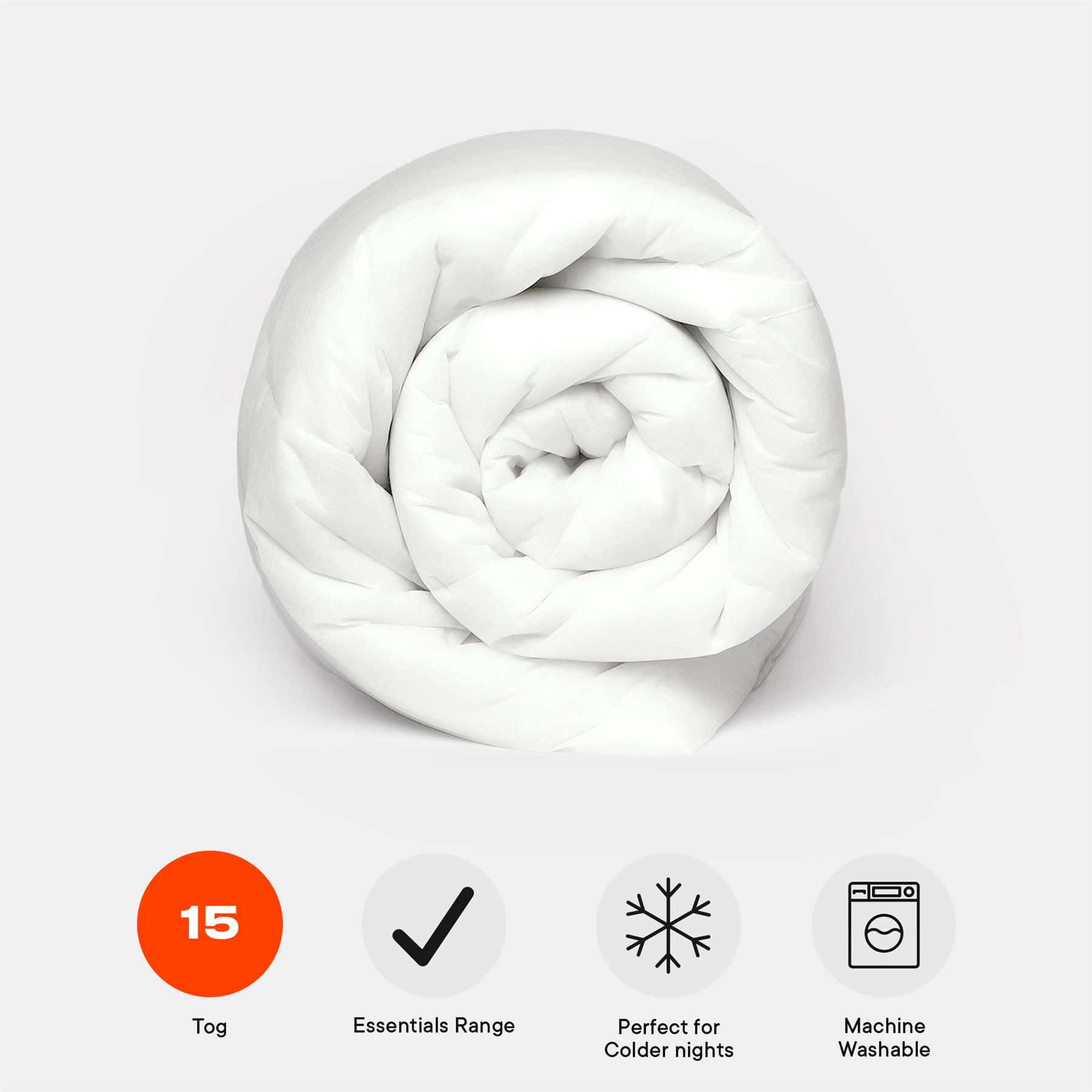OHS Duvet Quilt/Pillows 4.5 10.5 13.5 15 Tog Single Double King Superking
