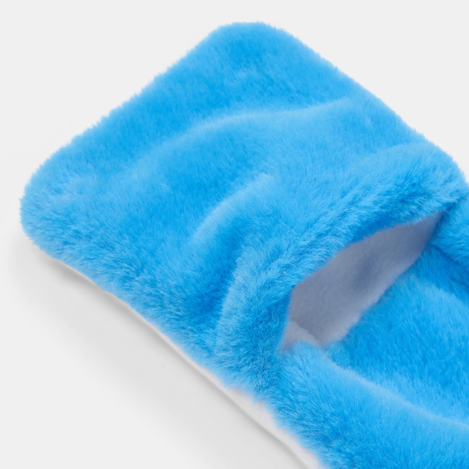 OHS x Stitch Kids Hooded Scarf Novelty Fleece Pocket Winter Wrap Hand Warmer 