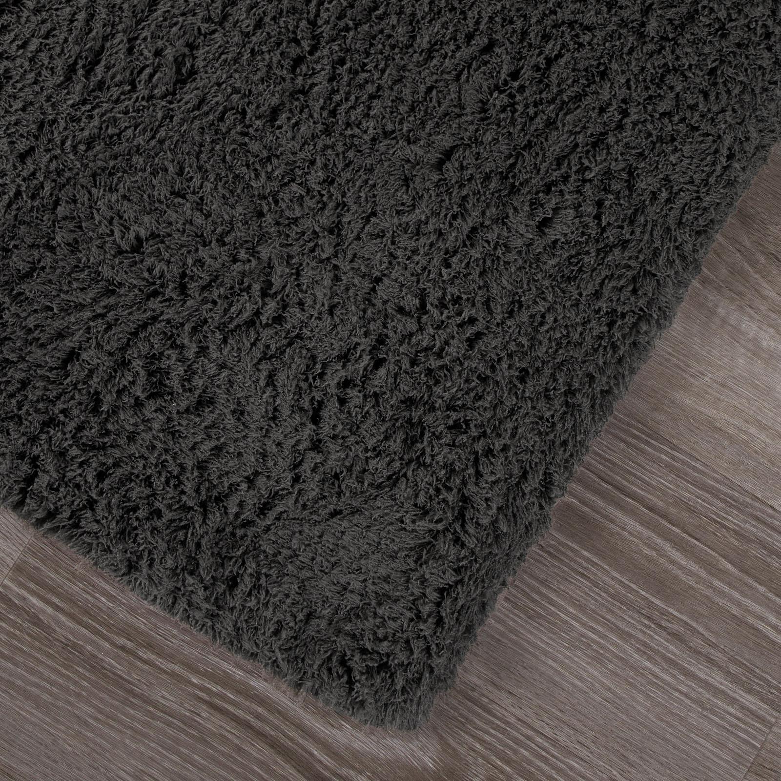 OHS Fluffy Teddy Rug Soft Bedroom Floor Carpet Plush Area Mats For Living Room