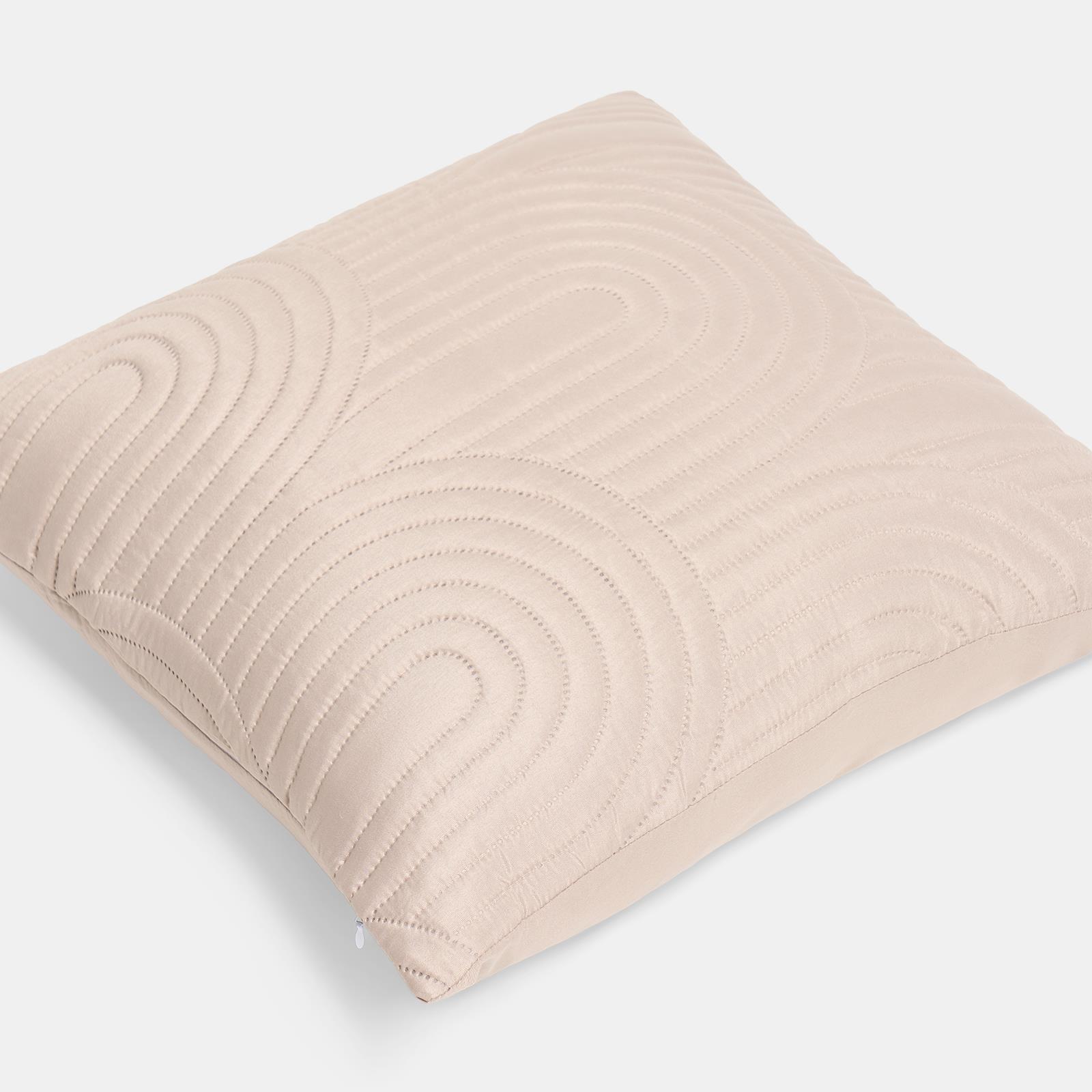 OHS Arches Quilted Cushion Covers Pinsonic Square Pillowcases Filled