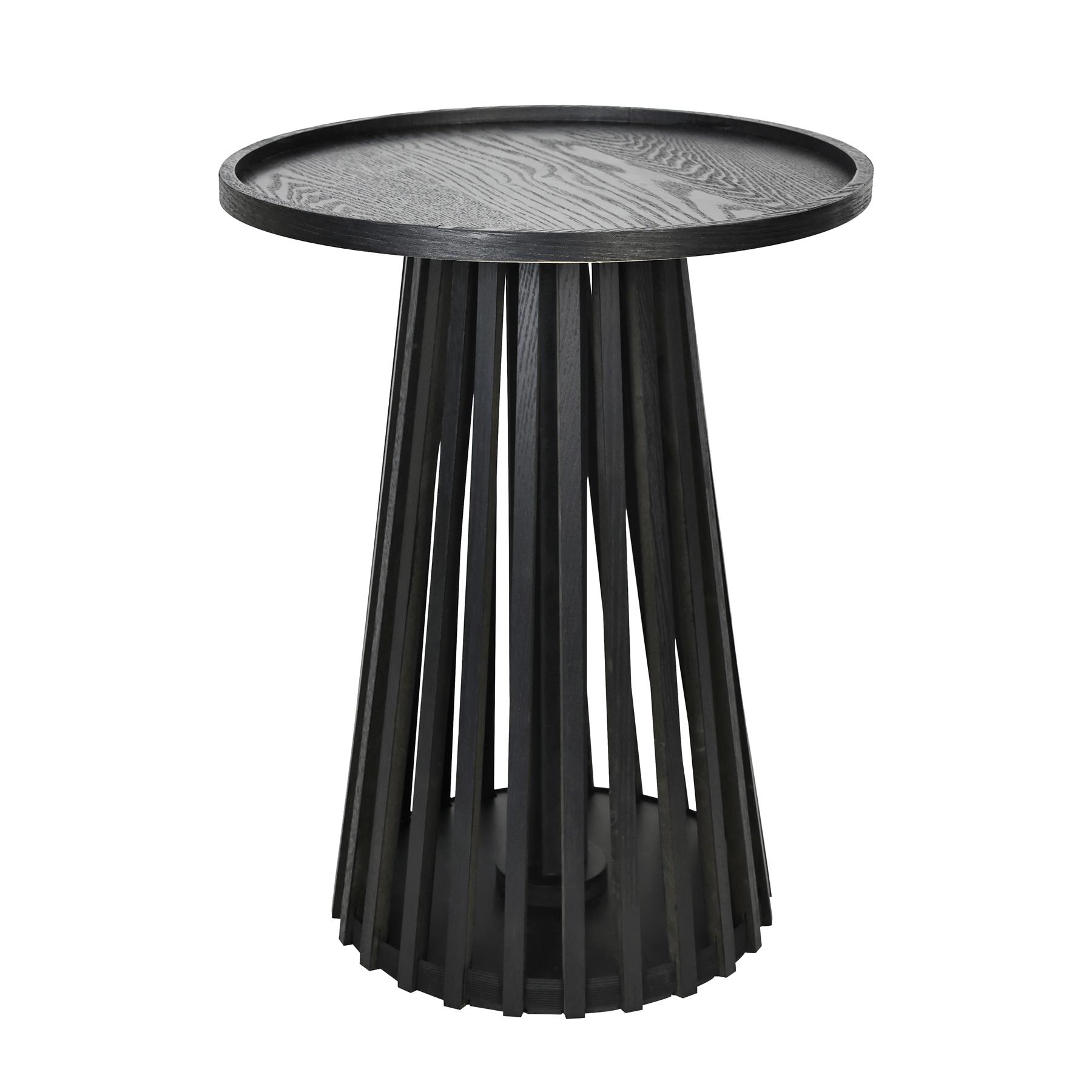 OHS Ivy Side Table Slatted Engineered Wood Living Room Bedroom Bedside