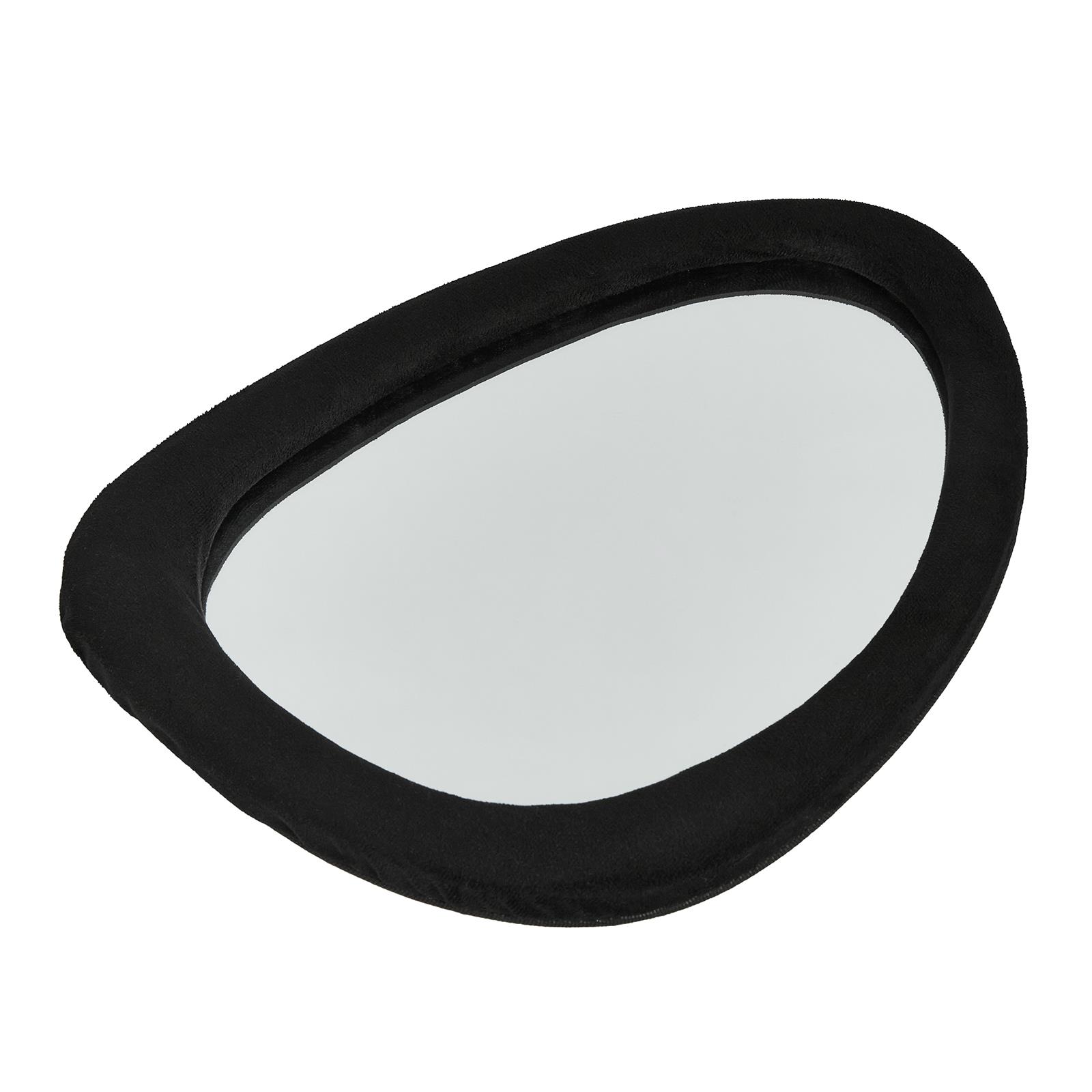 OHS Wall Mirror Matte Velvet Irregular Home Decor Vanity Living Room Bedroom