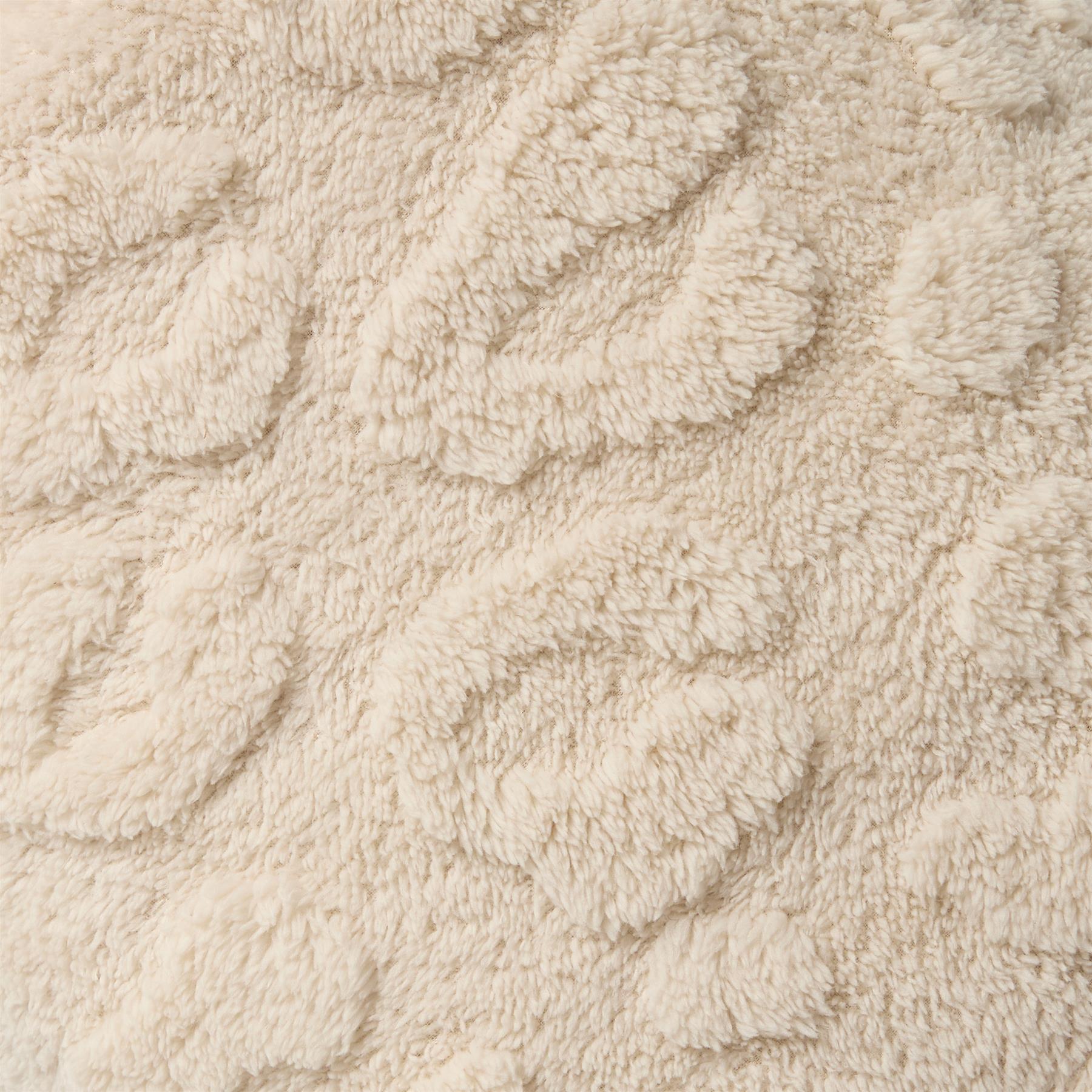 OHS Tufted Throw Animal Pattern Teddy Fleece Blanket Thermal Bedspread