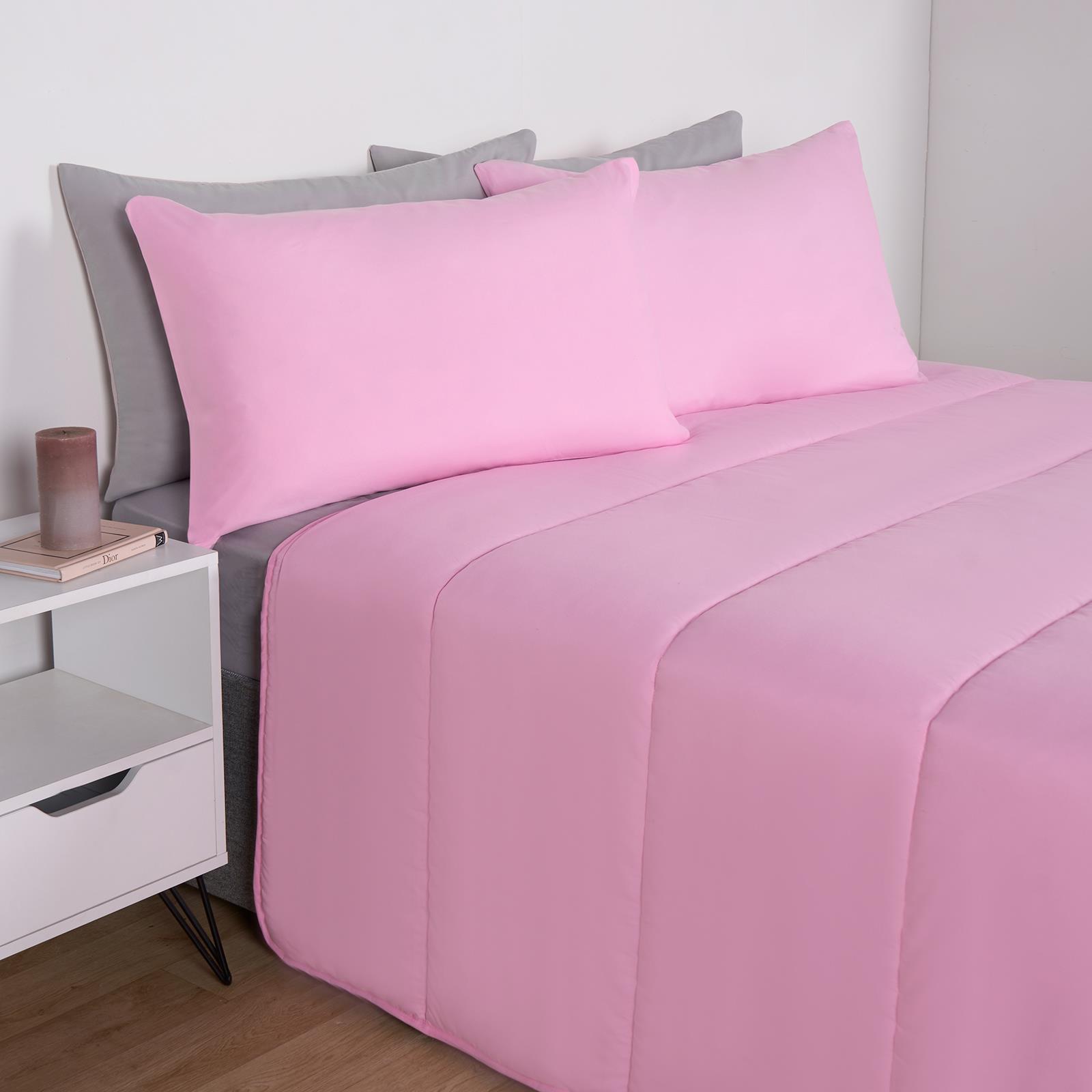OHS Coverless 10.5 TOG Soft Duvet Pillowcase Quilted Bedding Set Single Double - Picture 89 of 107