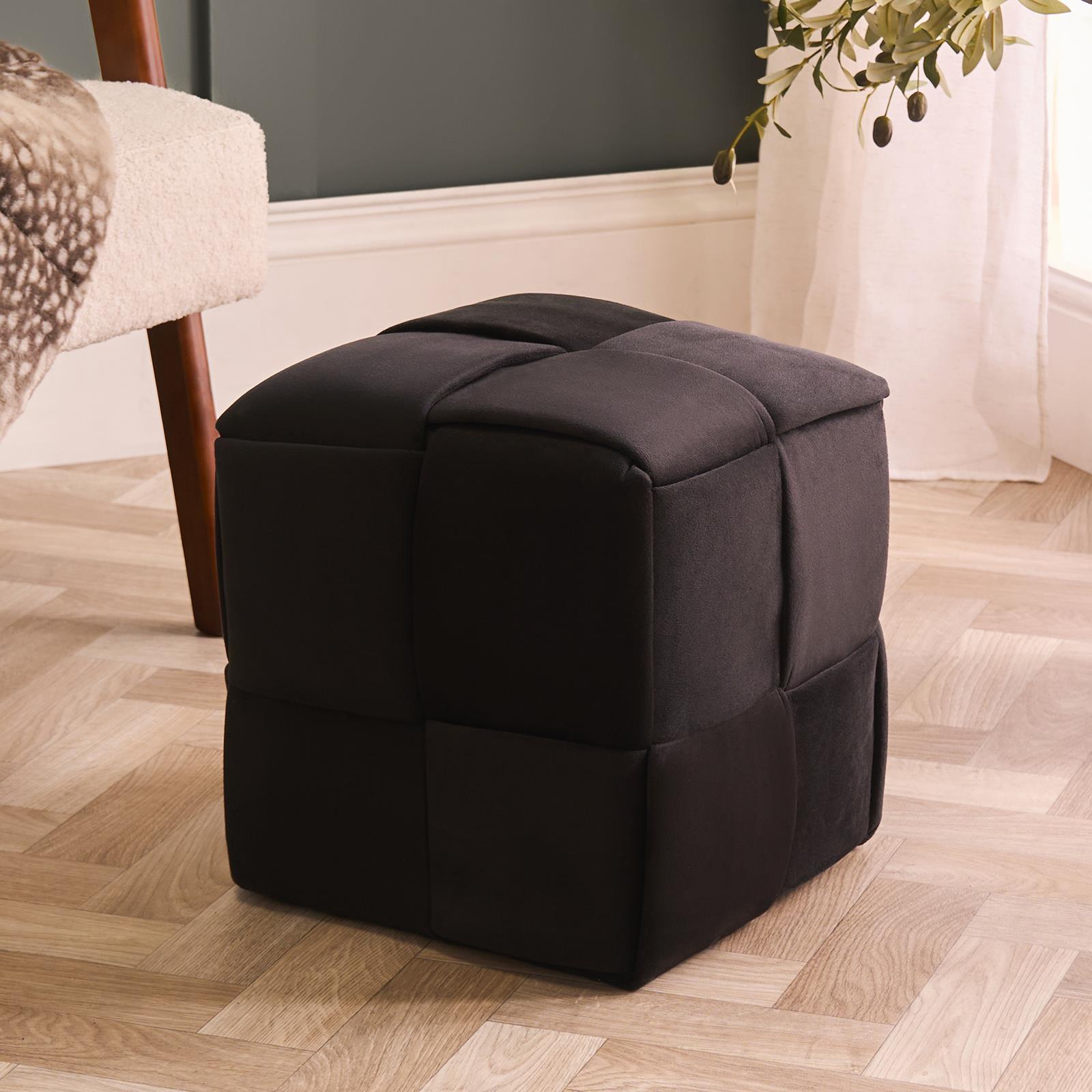 OHS Ottoman Foot Stool Square Footrest Dressing Table Chair Side Sofa Seat