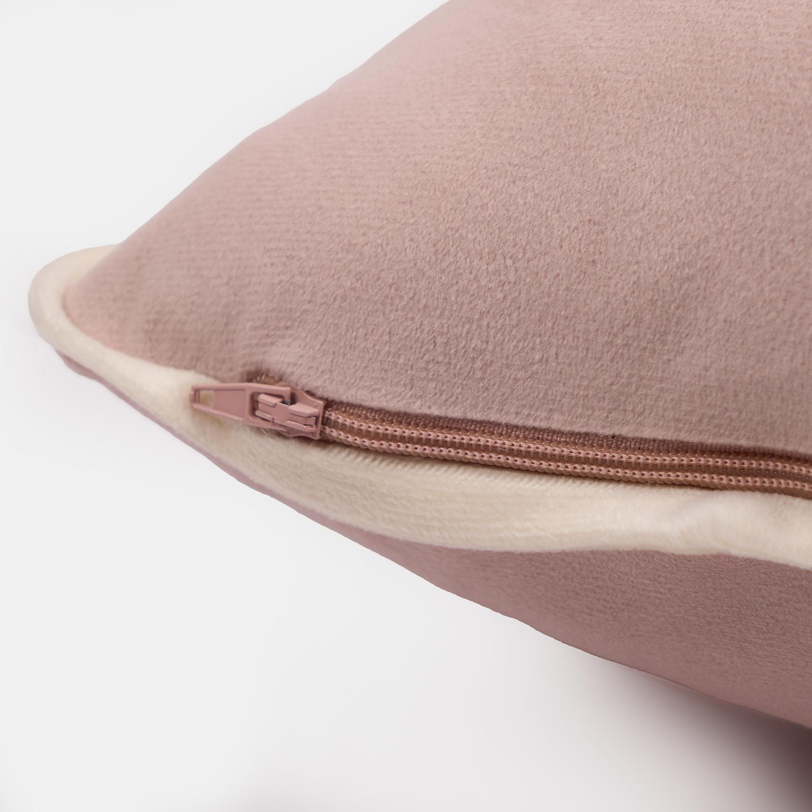 OHS Piped Edge Cushion Covers Matte Velvet Soft Luxury 2/4 Square Pillowcases