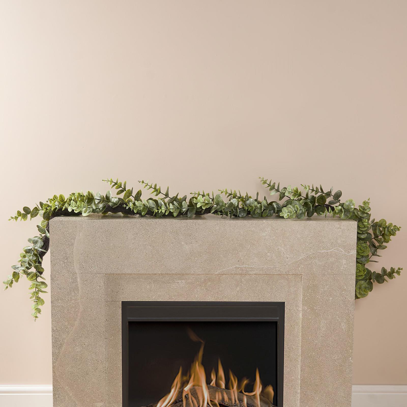OHS Artificial Decorative Garland Foliage Fireplace Door Party Spring Xmas Home