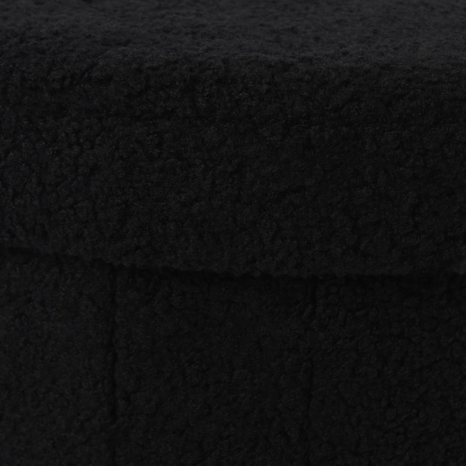 Ottoman Storage Box Folding Footstool Space Saving Boucle Teddy Fleece Seat Tub - Picture 15 of 34