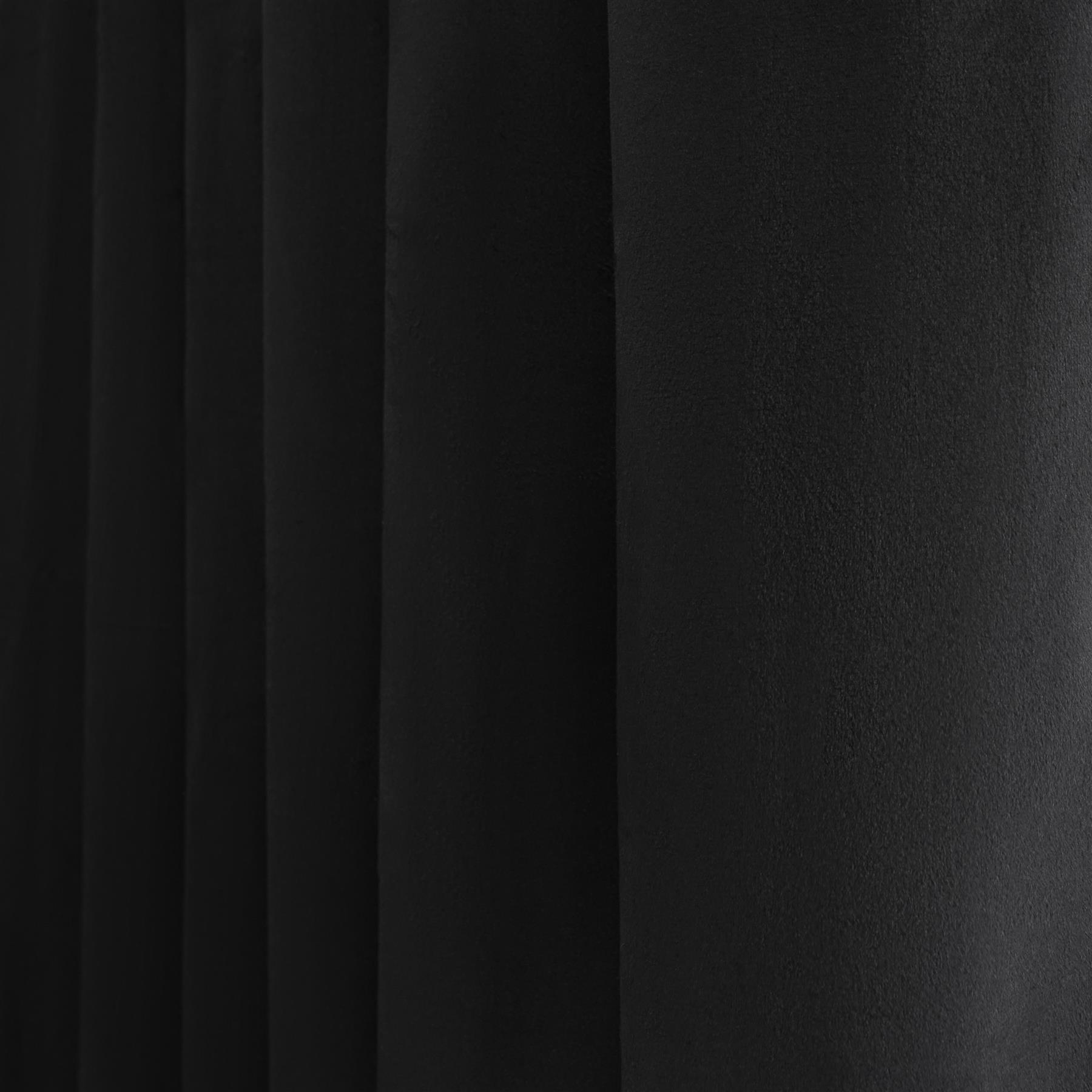 OHS Piped Edge Velvet Curtains Thermal 2 Panel Eyelet Ready Made