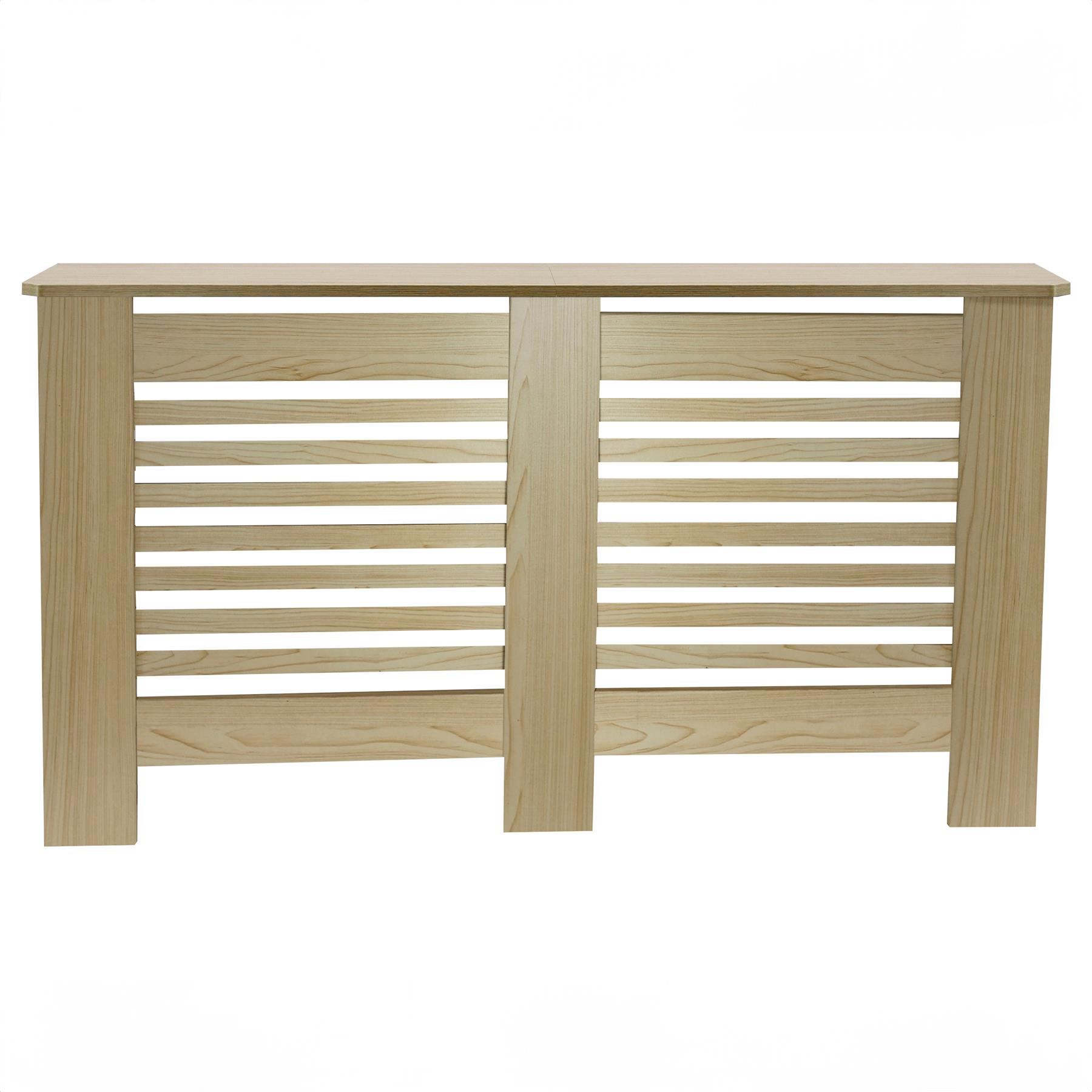 Wooden Radiator Cover Side Board S M L Cabinet Shelf Modern Hallway Furniture - Picture 20 of 55