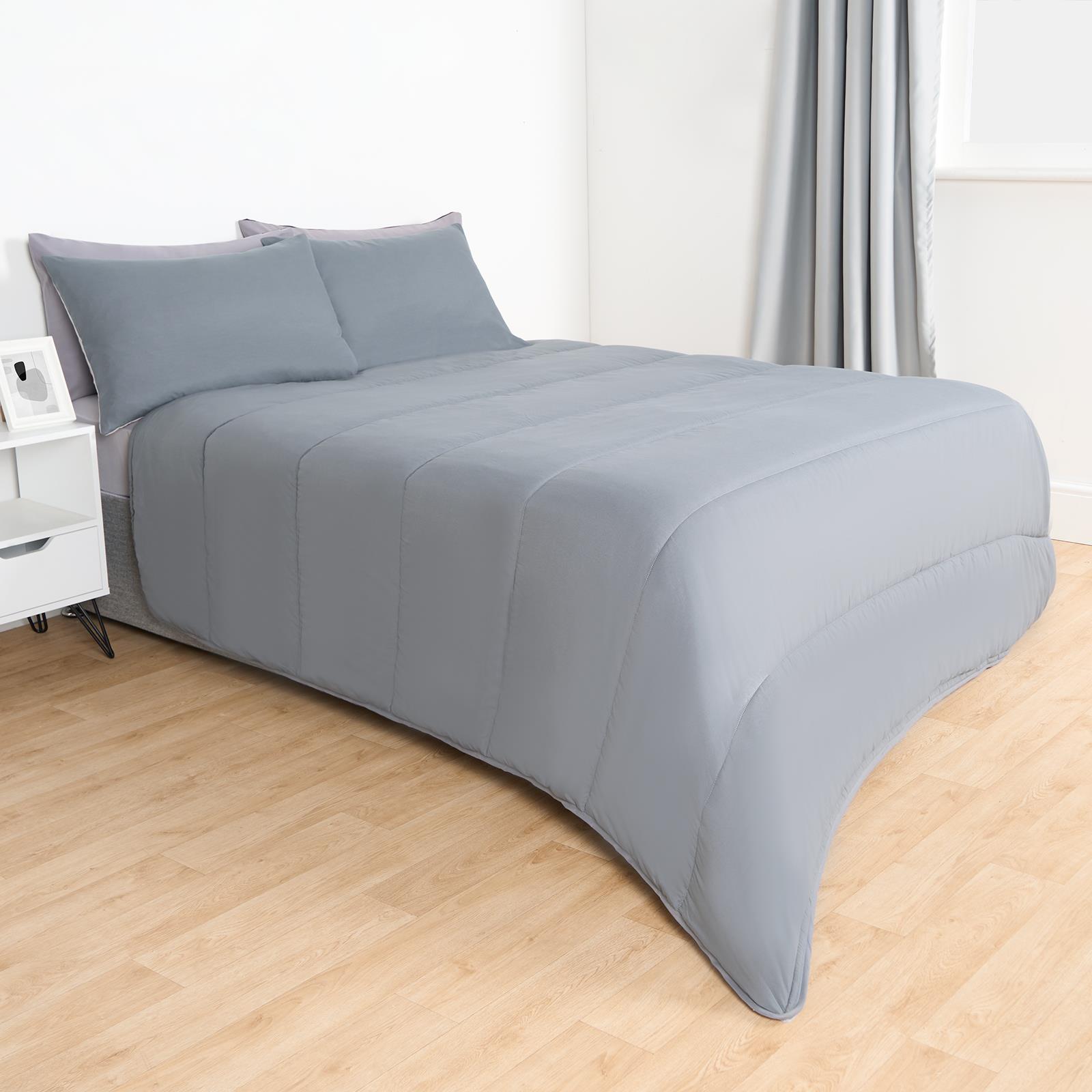 OHS Coverless 10.5 TOG Soft Duvet Pillowcase Quilted Bedding Set Single Double - Picture 74 of 107