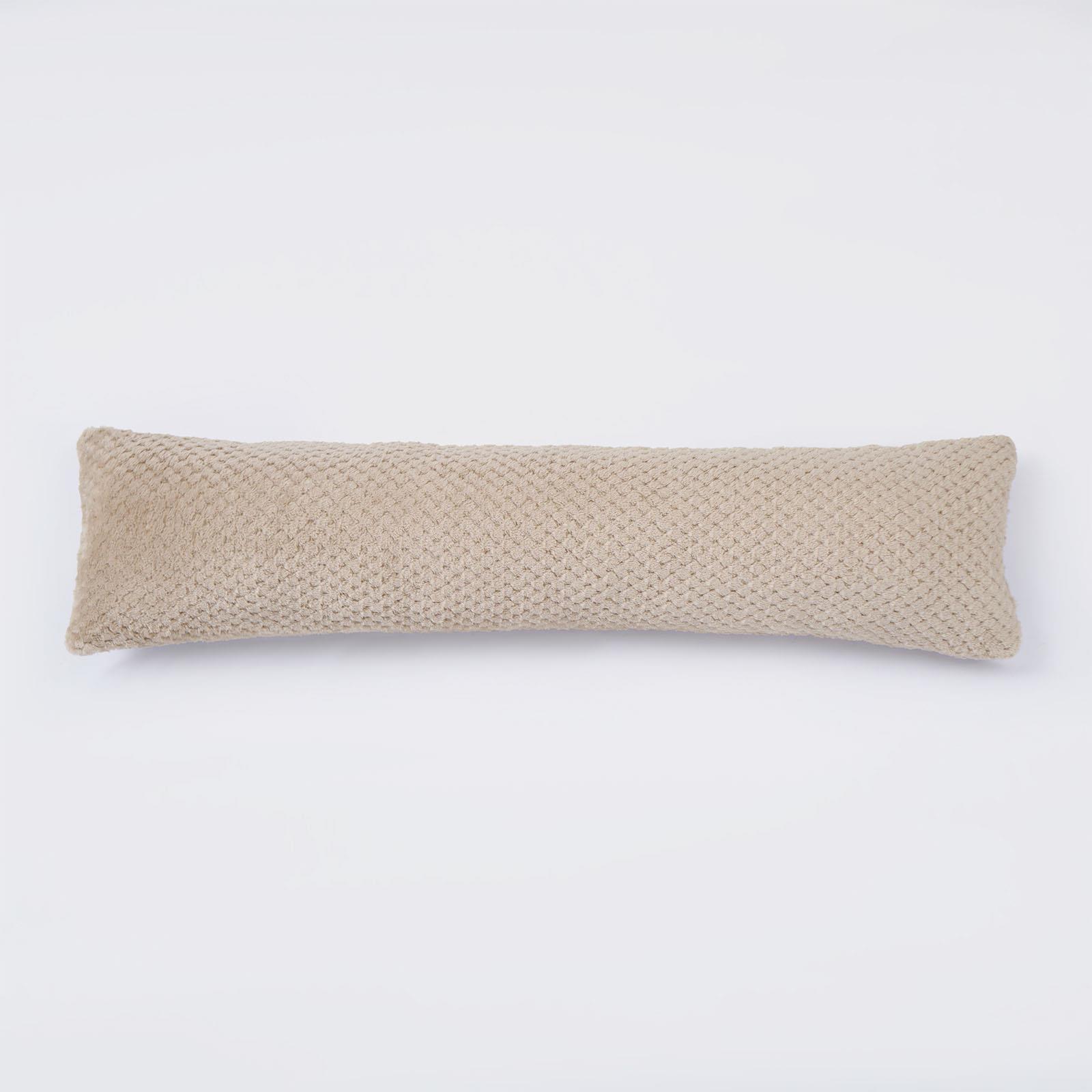 Fabric Door Draught Excluder Weather Seal Waffle Fleece Window Draft Insulation