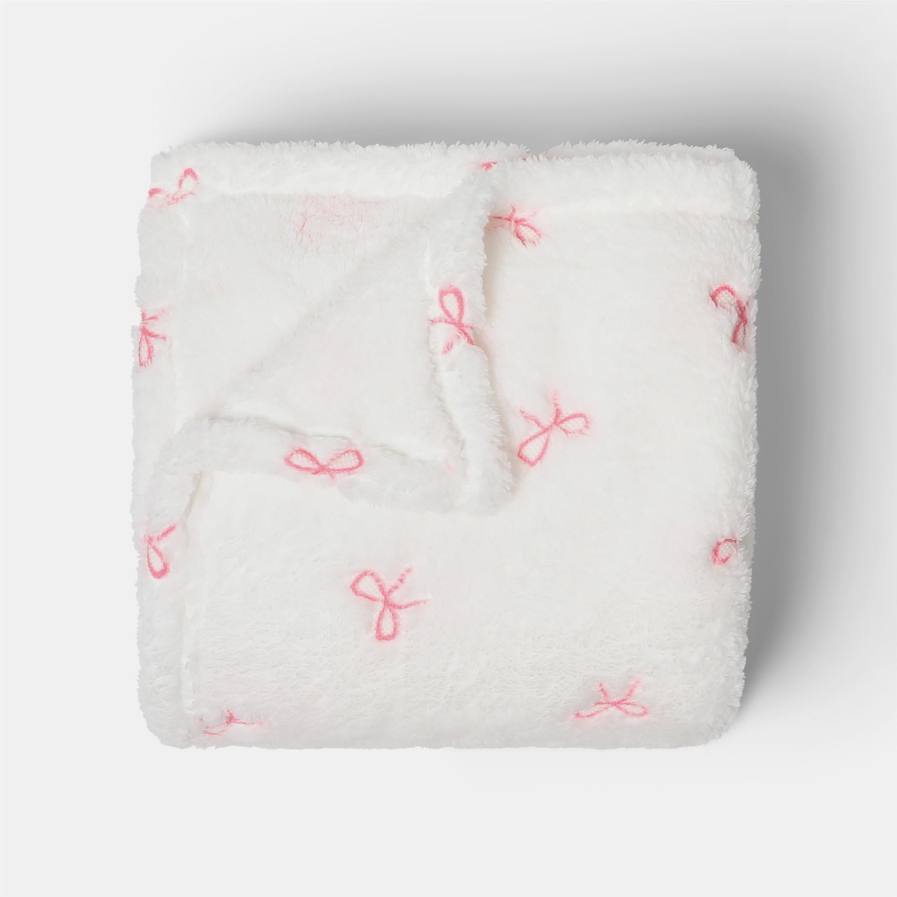 OHS Embossed Throw Ultrasoft Fleece Blanket Winter Soft Warm Bedspread
