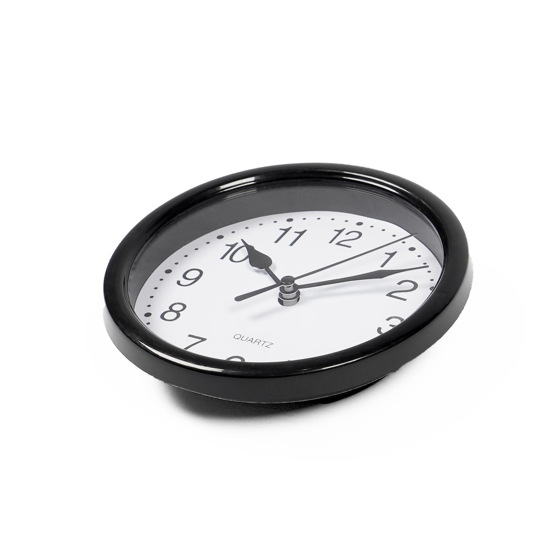 OHS Wall Clock Round Analogue Vintage Home Decor Small Bedroom Kitchen Uni - Picture 22 of 65