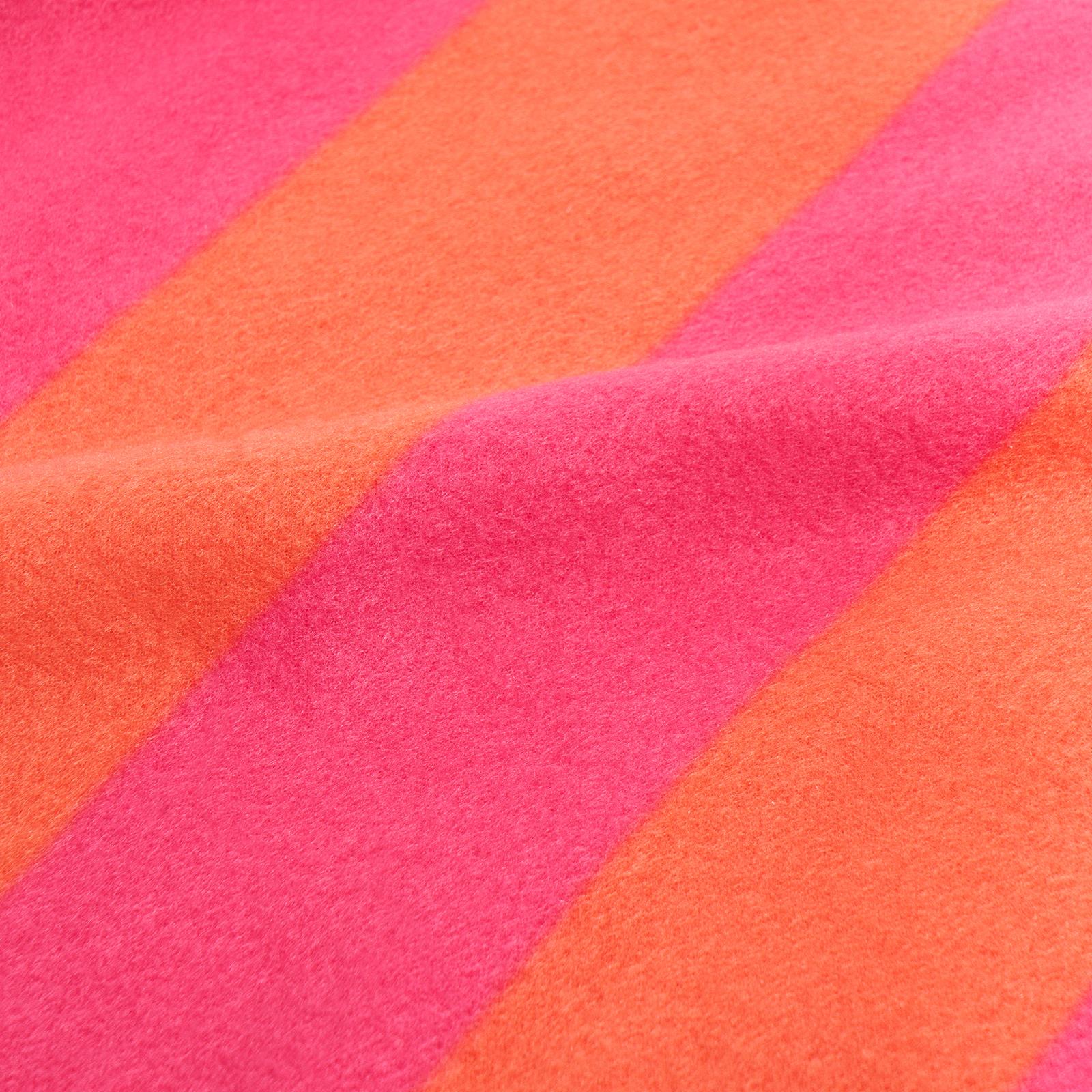 OHS Stripes Print Throw Soft Blanket Polar Fleece Lightweight Bedspread
