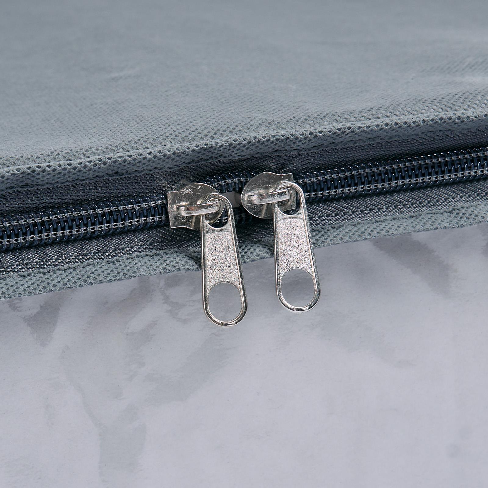 Large Underbed Storage Bags 2 Pack Clothes Shoes Organiser Folding Zipped Cube