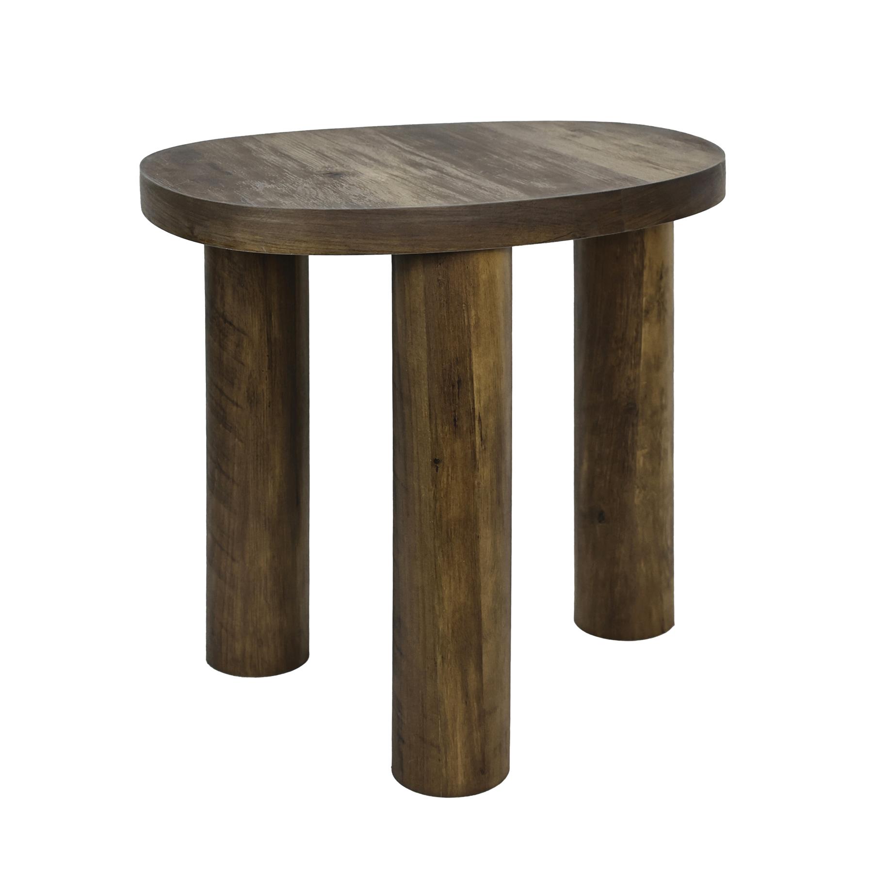 OHS 3-Legged Side Table Engineered Wood Living Room Bedroom Bedside