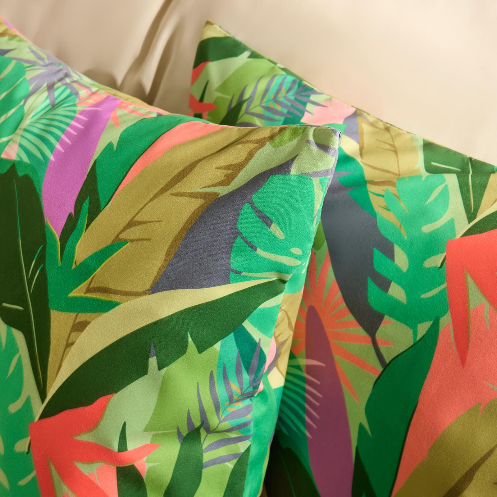 OHS Print Outdoor Cushion Covers Garden Water Resistant Filled Inserts Seat Set