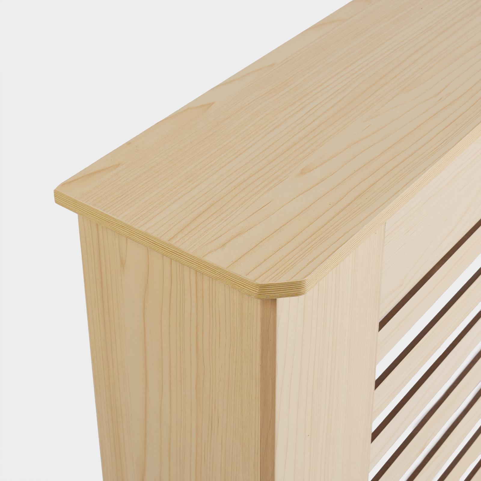 Wooden Radiator Cover Side Board S M L Cabinet Shelf Modern Hallway Furniture - Picture 19 of 55