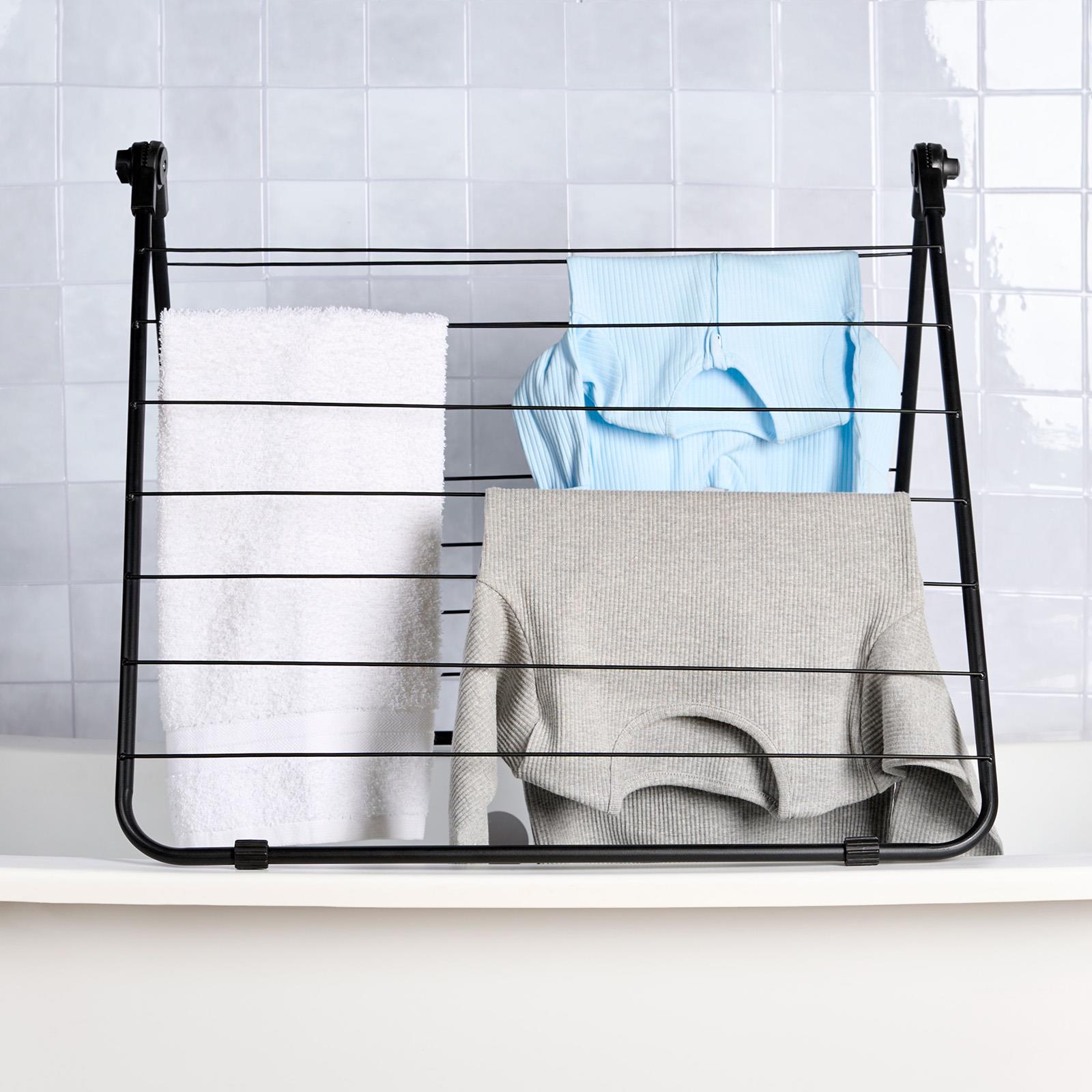 OHS Clothes Airer Foldable Dryer Towel Rack Storage Organiser Rail Hanger