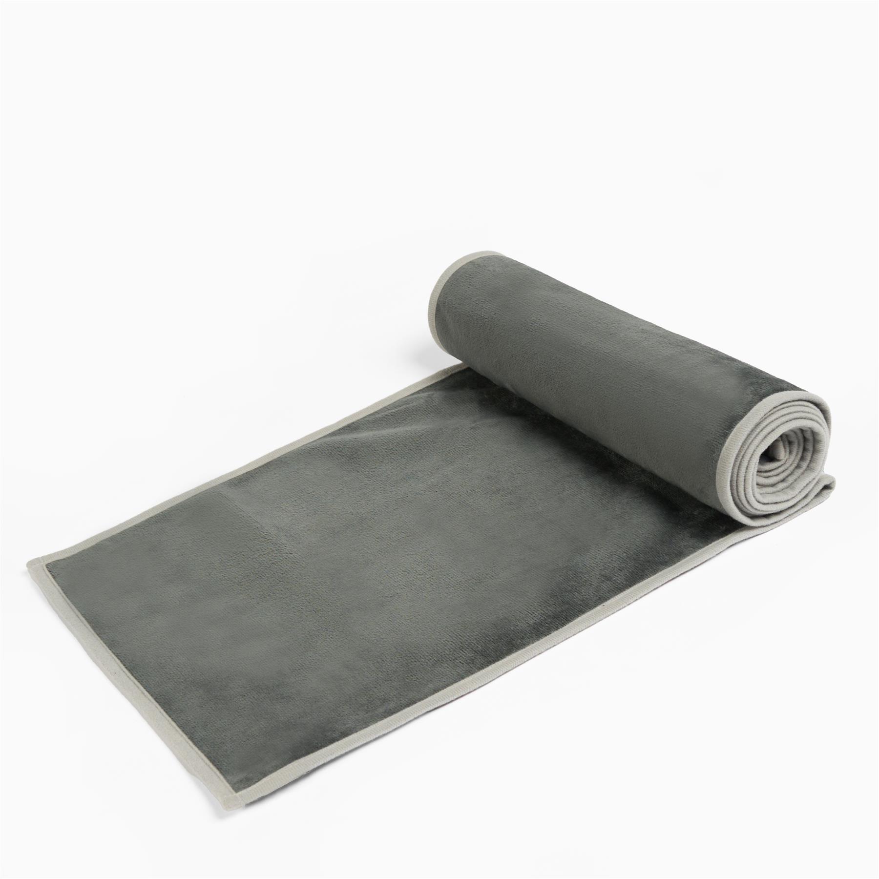 OHS Piped Trim Table Mats Runner Set Matte Velvet Placemats Home Decor