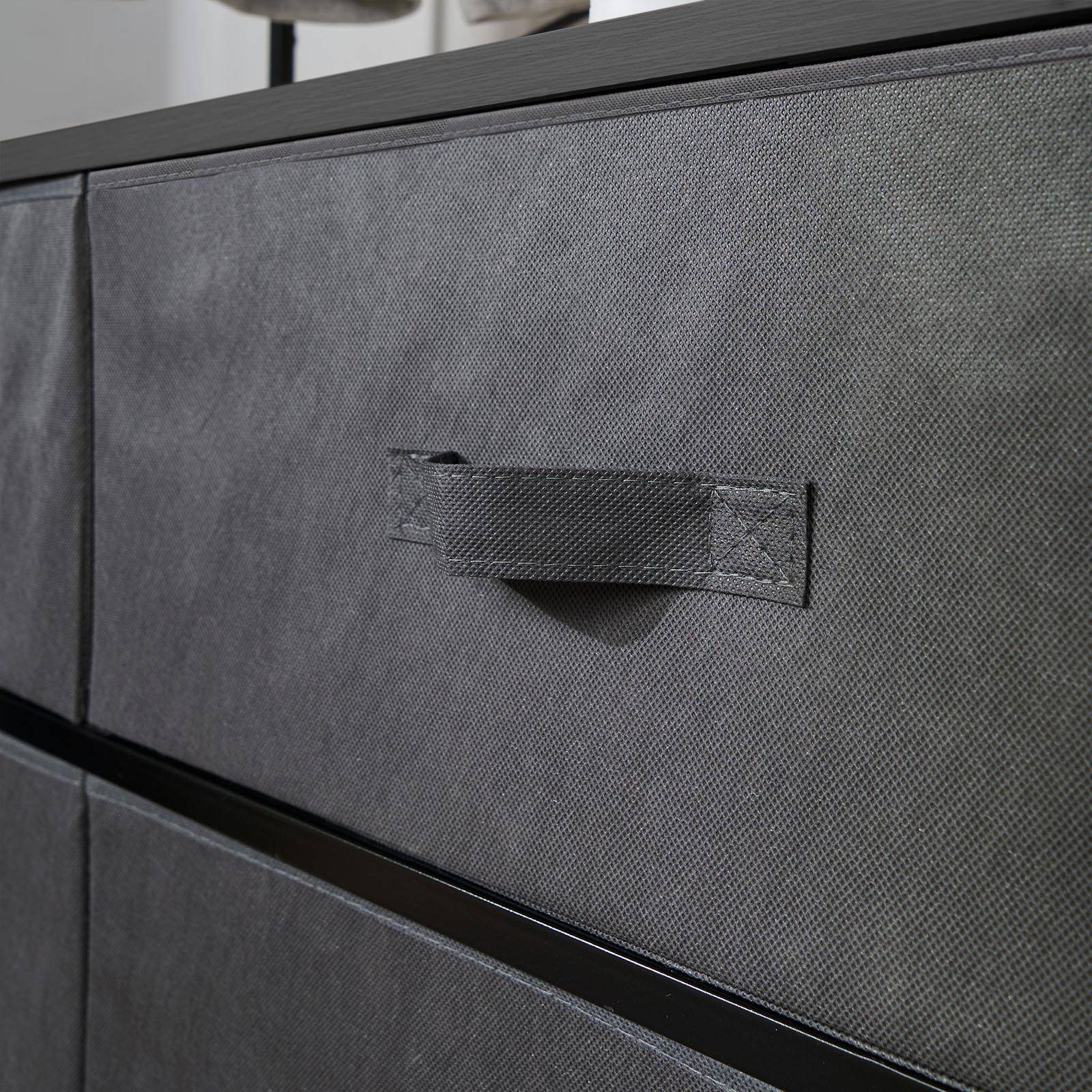 Cabinet Rail Wardrobe Open Home 6 Drawer Coat Hanger Storage Clothes Organiser