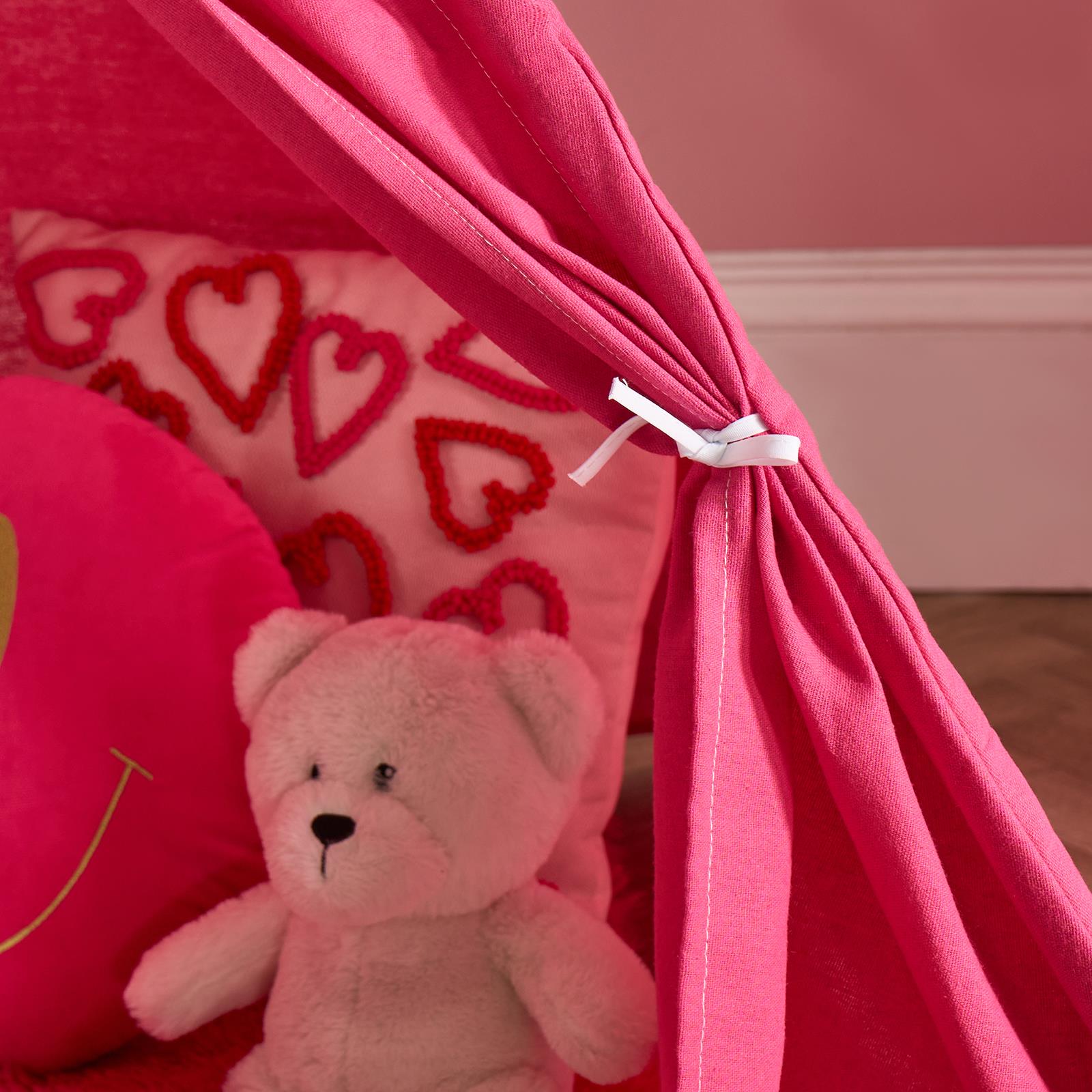 OHS Teepee Play Tent Kids Foldable Indoor Childrens Storage Wigwam House
