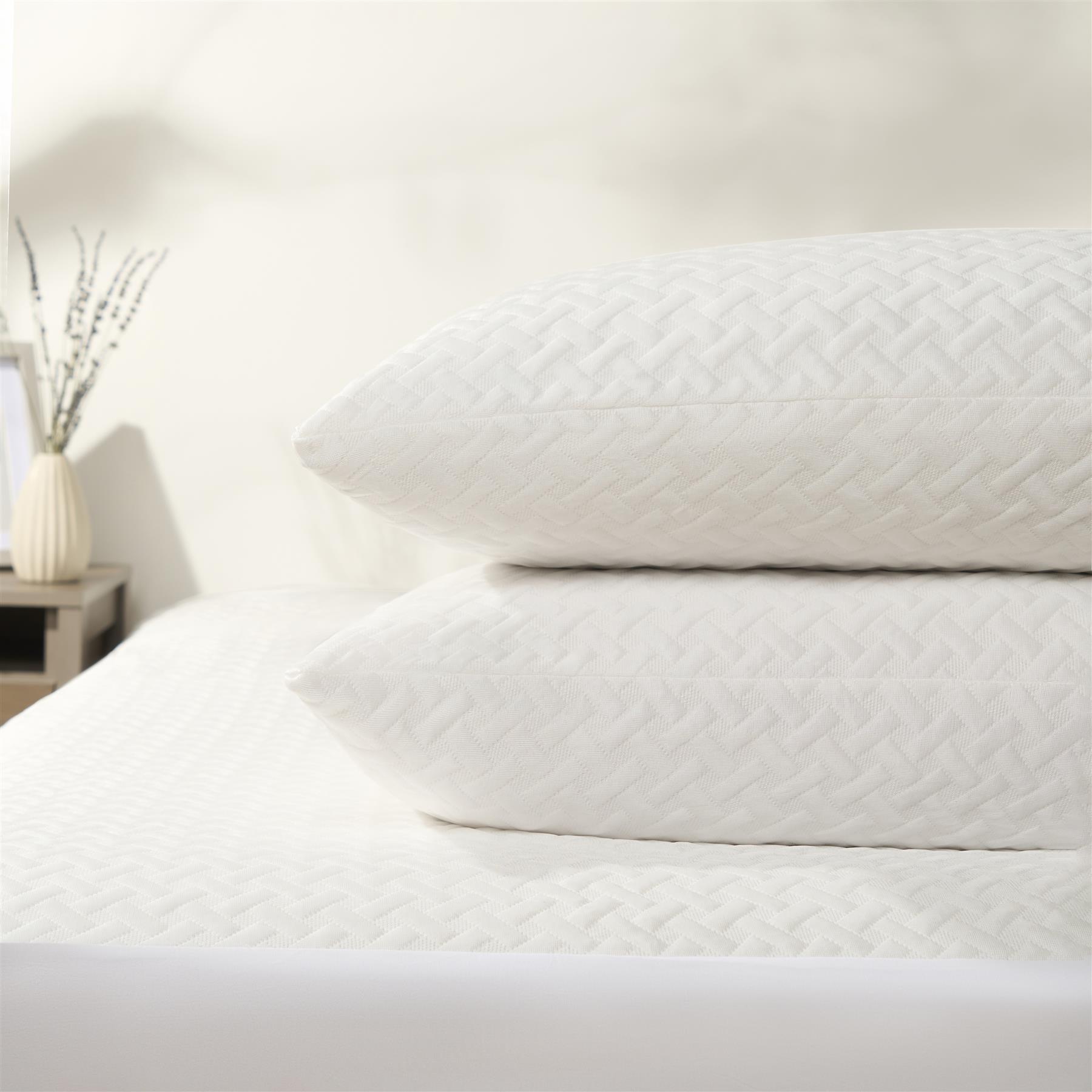 Mattress Protector Cooling Topper Pillowcase Fitted Sheet Bed Single Double King