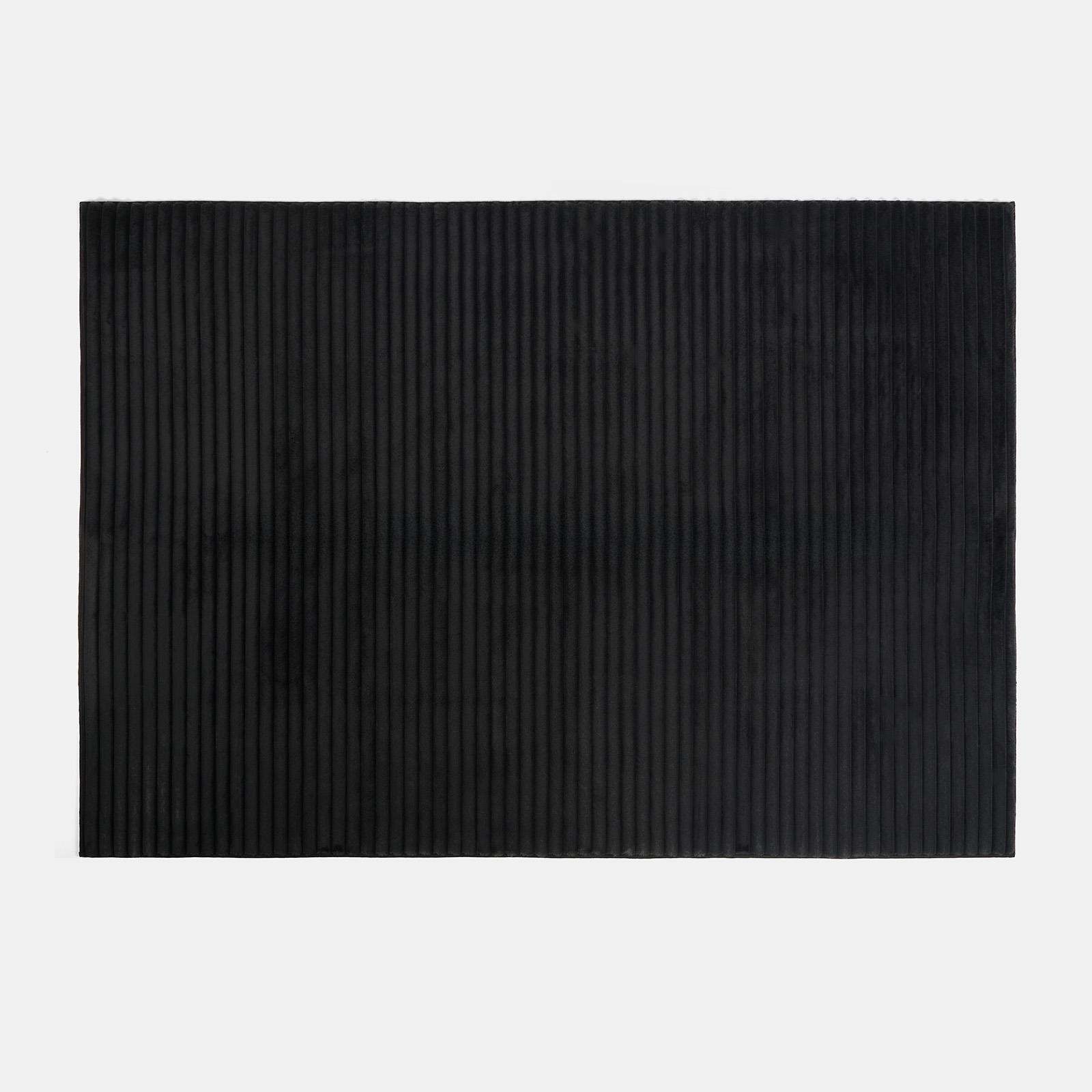 Faux Fur Rug Living Room Ribbed Large Mat Luxury Carpet Anti Slip Floor Runner