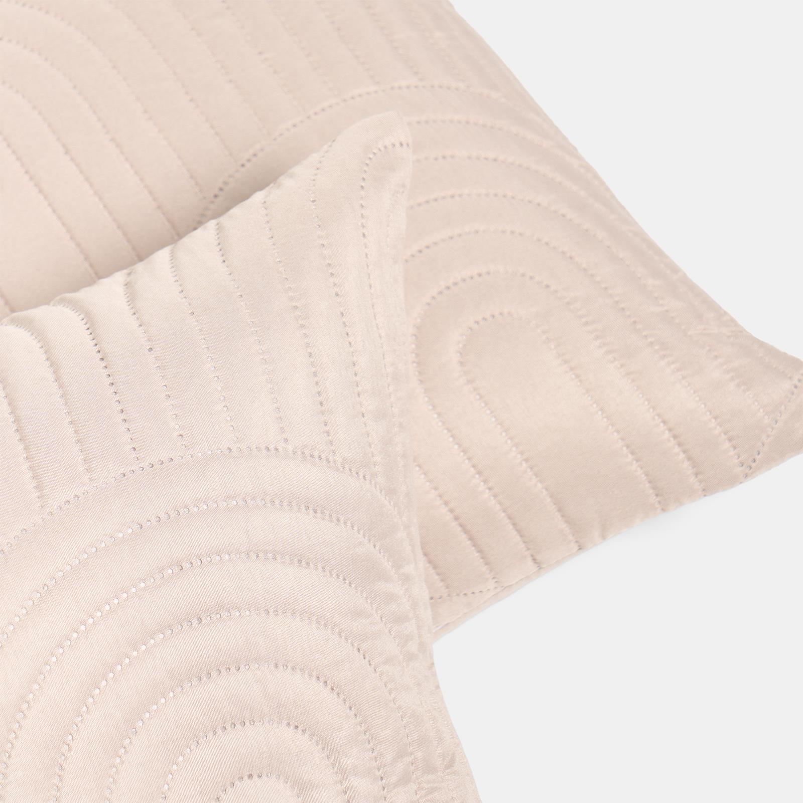OHS Arches Quilted Cushion Covers Pinsonic Square Pillowcases Filled