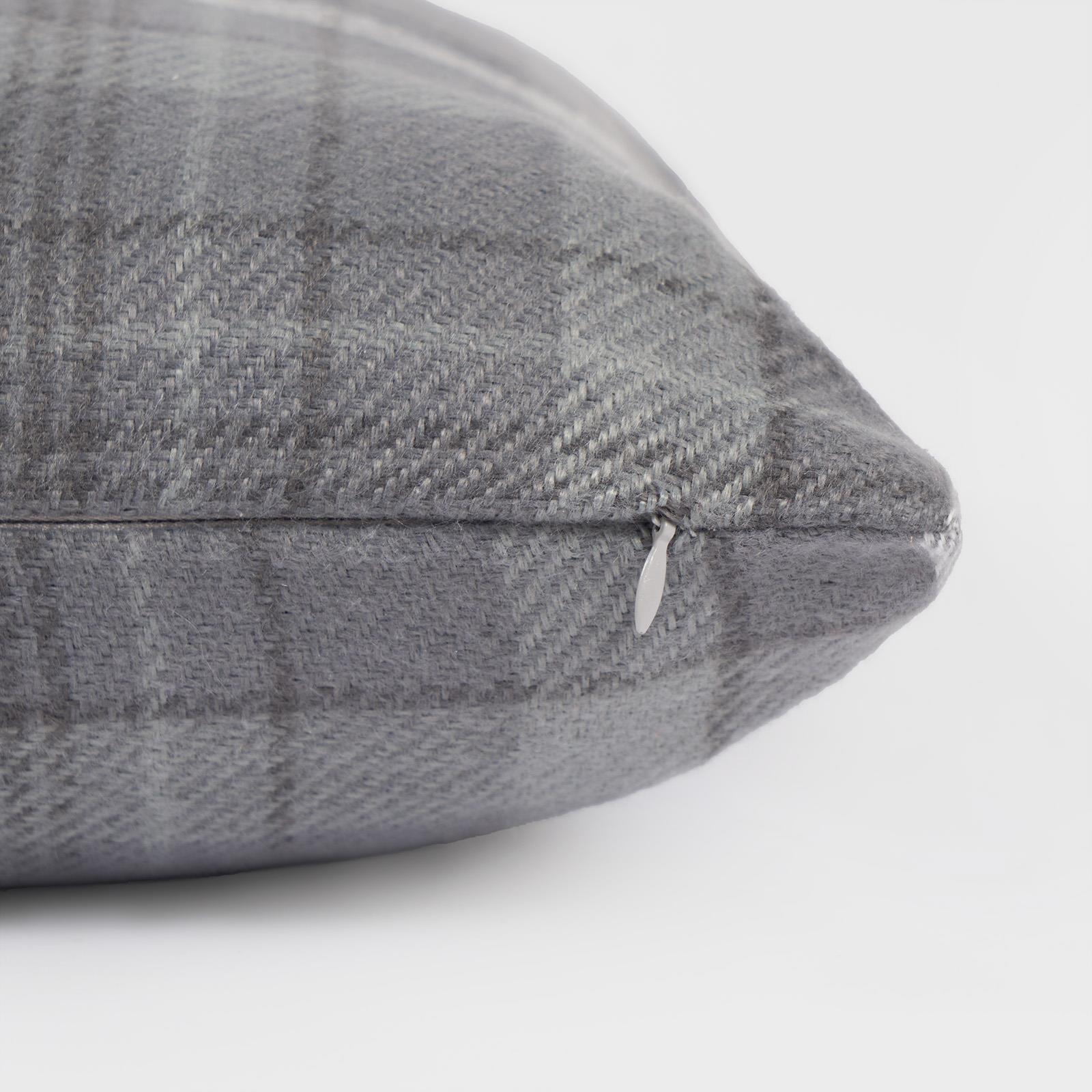 Woven Check Cushion Covers Tartan Pack of 2/4 Filled Case Pad Set 18