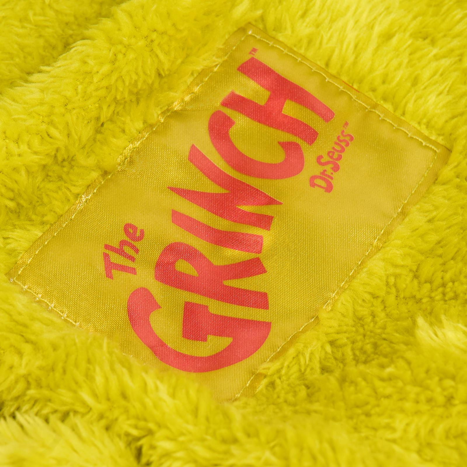 OHS x Grinch Throw Xmas Soft Fleece Novelty Hooded Blanket Thermal Bedspread