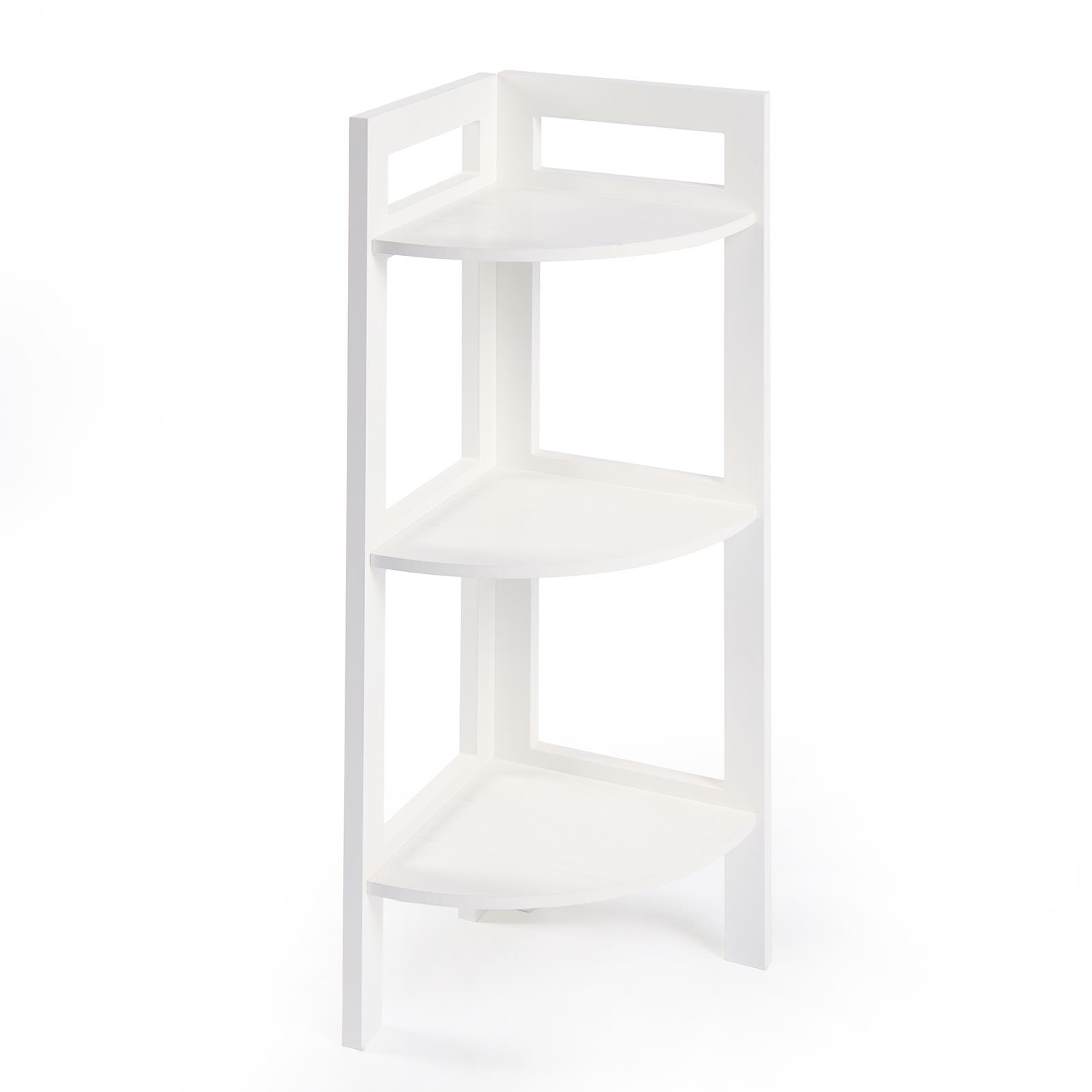 OHS 3-Tier Shelving Unit Storage Home Corner Organiser Display 