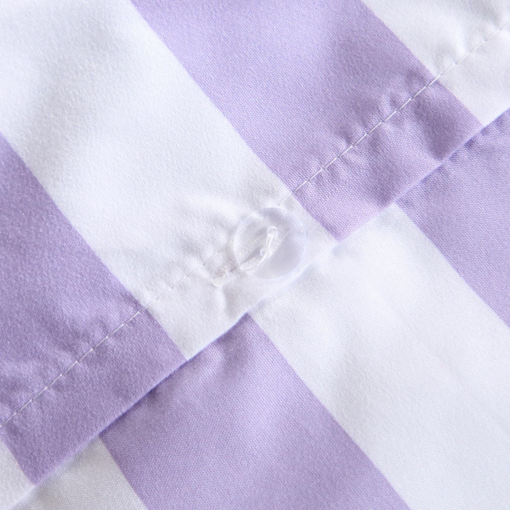 Frill Duvet Cover Bedding Set Pillowcase Stripe Quilt Luxury Double King Size