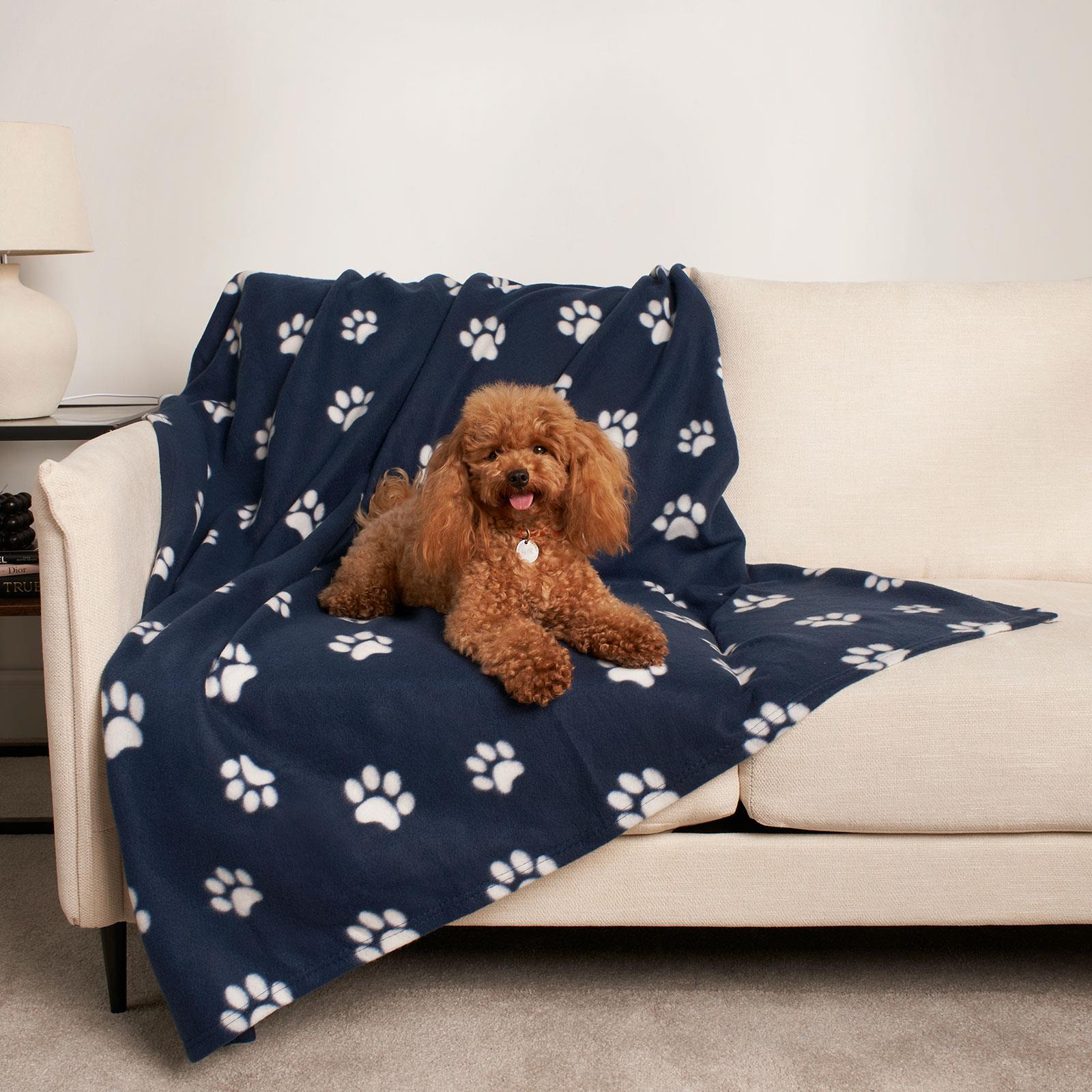OHS Pet Blanket Dog Warm Fleece Cat Throw Paw Puppy Animal Soft Mat