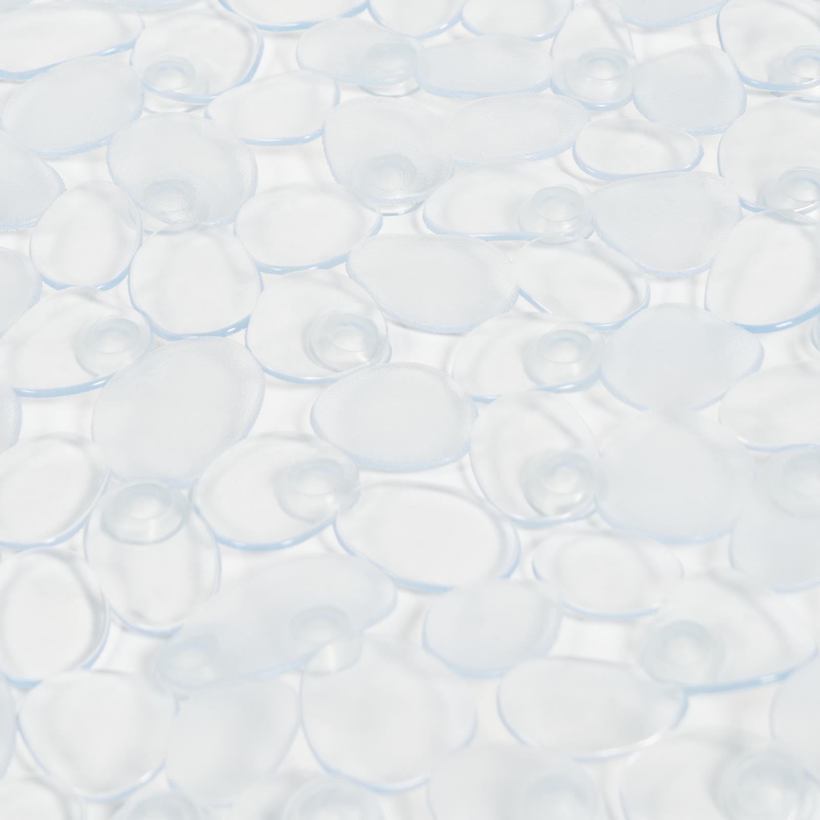 OHS PVC Bath Mat Clear Non Slip Quick Dry Anti Mould Bathroom Shower Rug