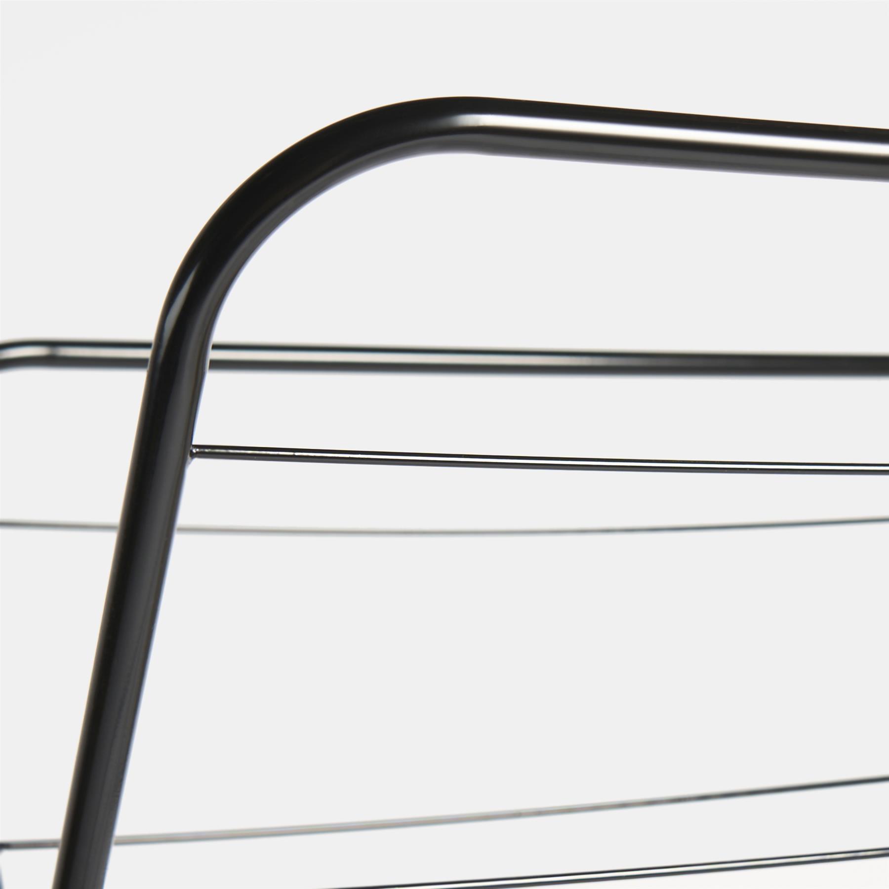 OHS 3 Tier Clothes Dryer Airer Foldable Clothing Drying Rack 15m