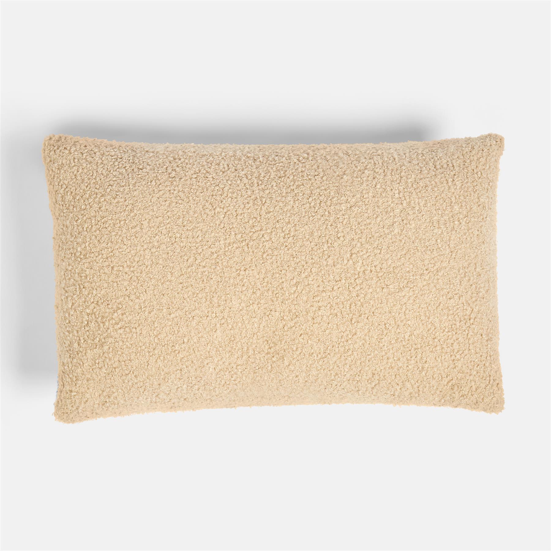 OHS Slogan Scatter Pillow Soft Boucle Sofa Bed Decor Filled Cushion Back Support