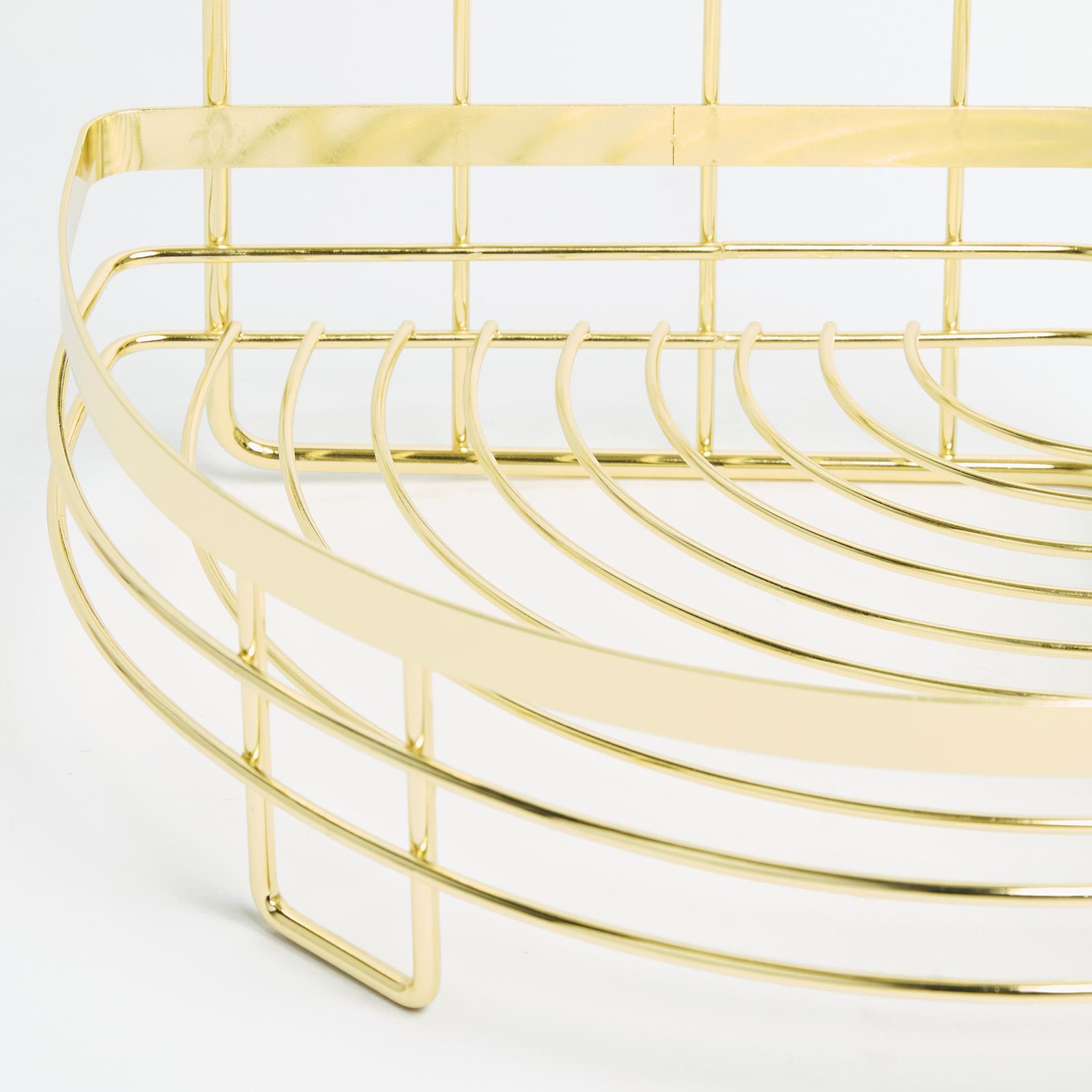 OHS 3 Tier Shower Caddy Bathroom Organiser Plastic Freestanding Corner Shelf