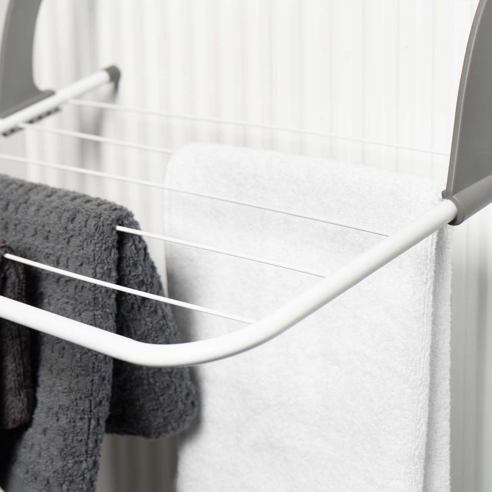 Over Radiator Clothes Airer Foldable Clothes Towel Rail Holder Rack Dryer Hanger