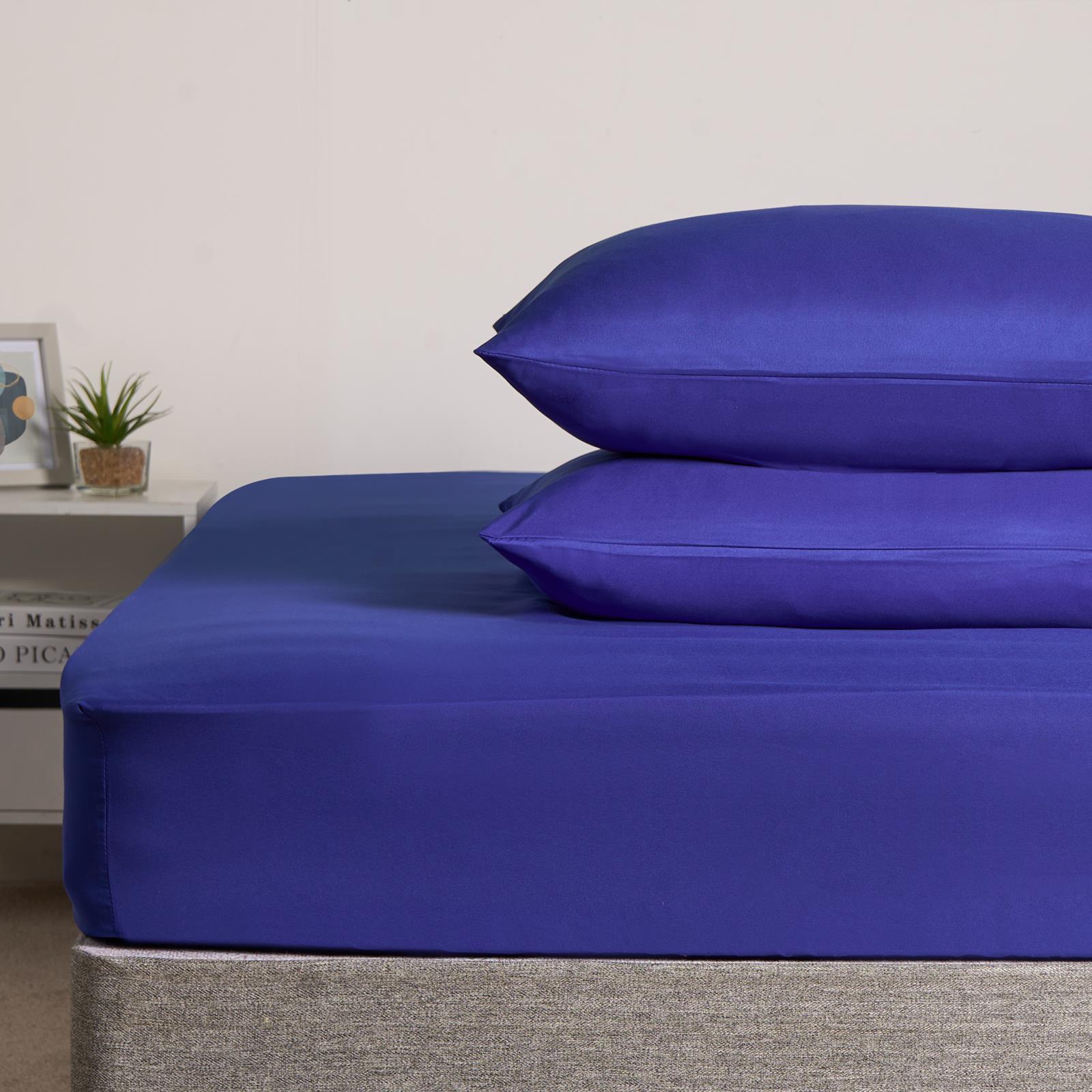 OHS Microfibre Housewife Pillowcases Set 2 Pack Wrinkle Resistant Pillow Covers